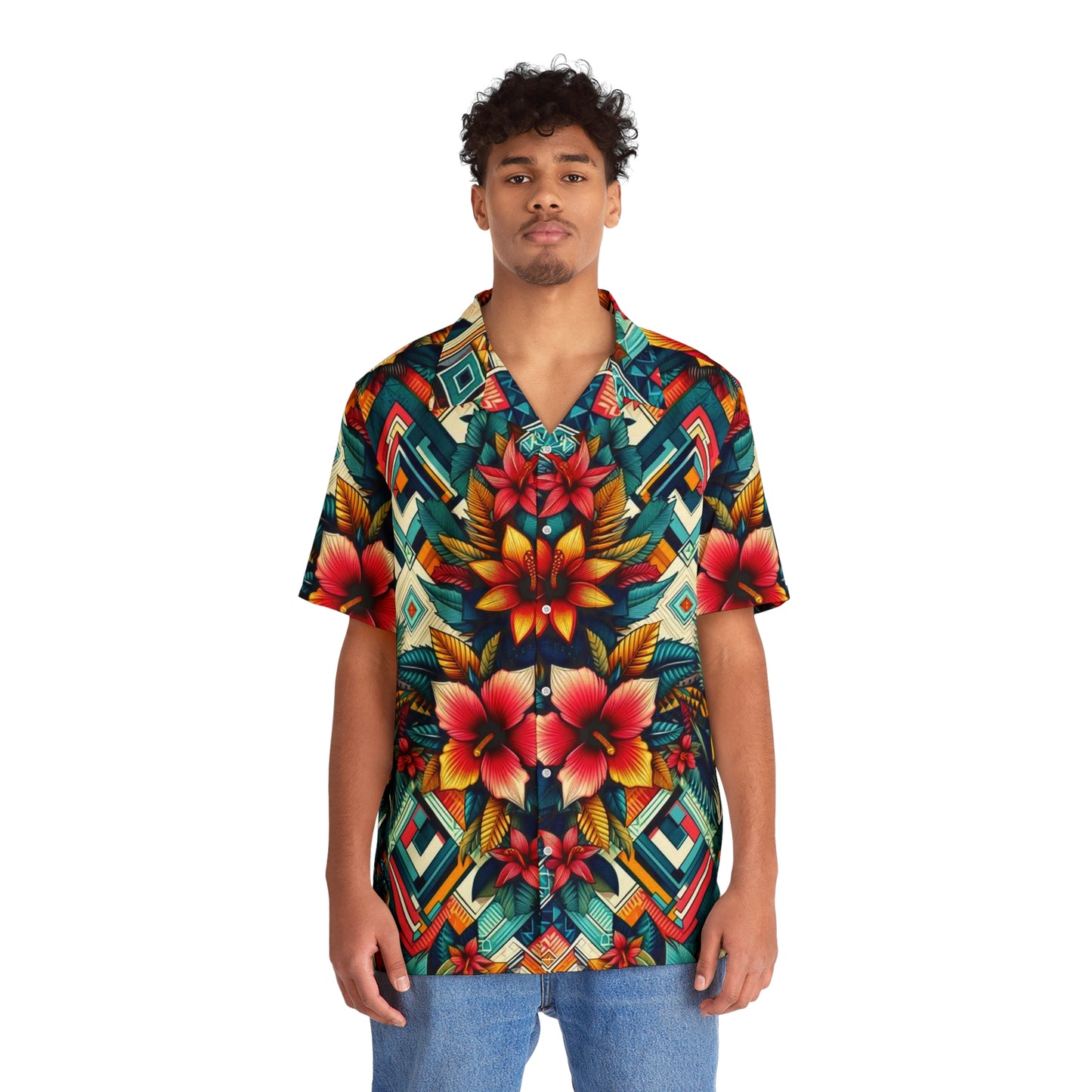 Juicy Clams Men's Hawaiian Shirt (H068)