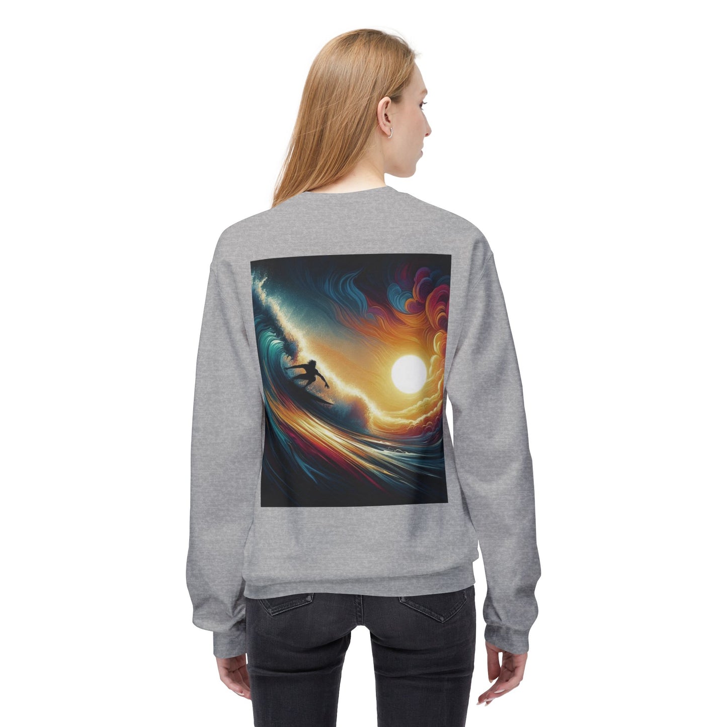 Juicy Clams Unisex Midweight Fleece Crewneck Sweatshirt (V037)