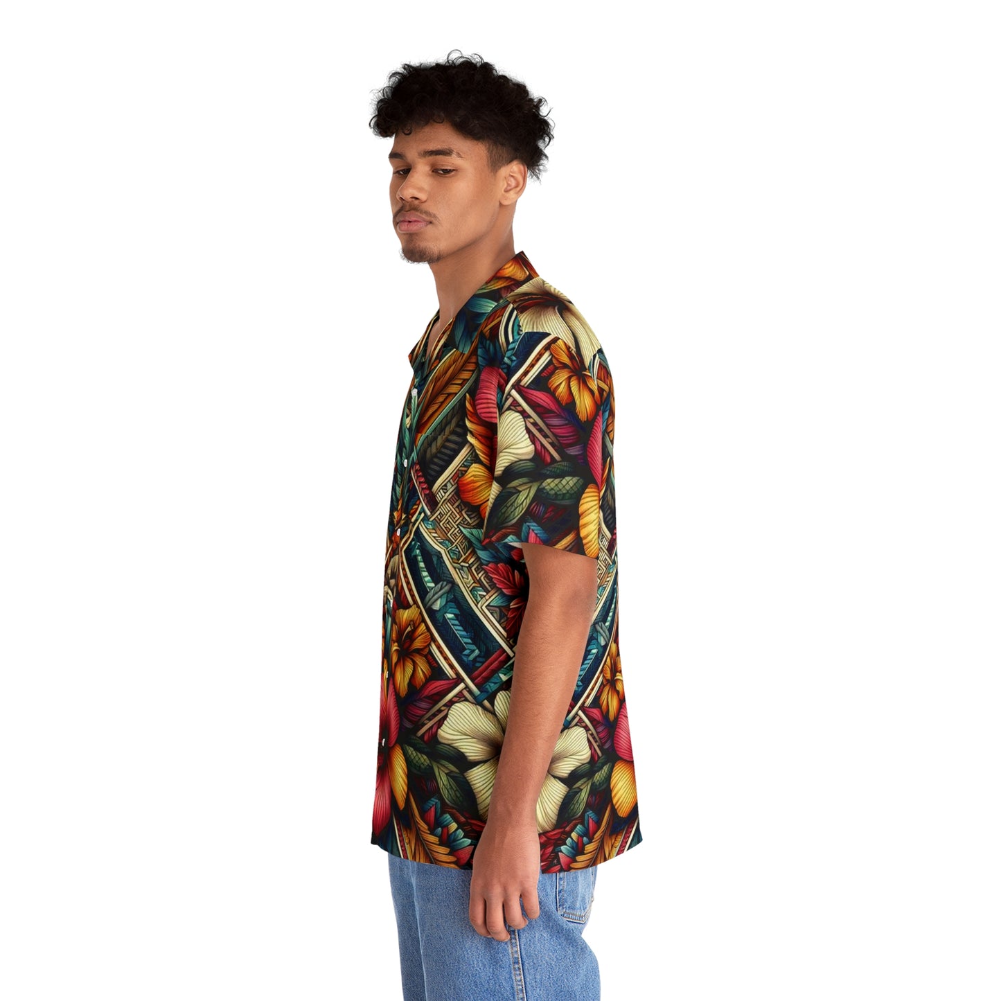 Juicy Clams Men's Hawaiian Shirt (H154)