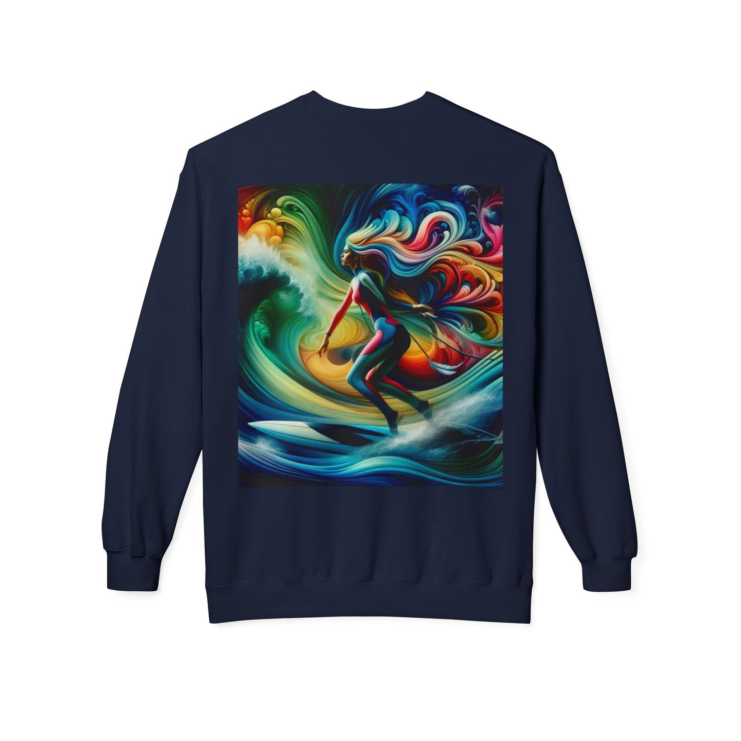 Juicy Clams Unisex Midweight Fleece Crewneck Sweatshirt (D005)