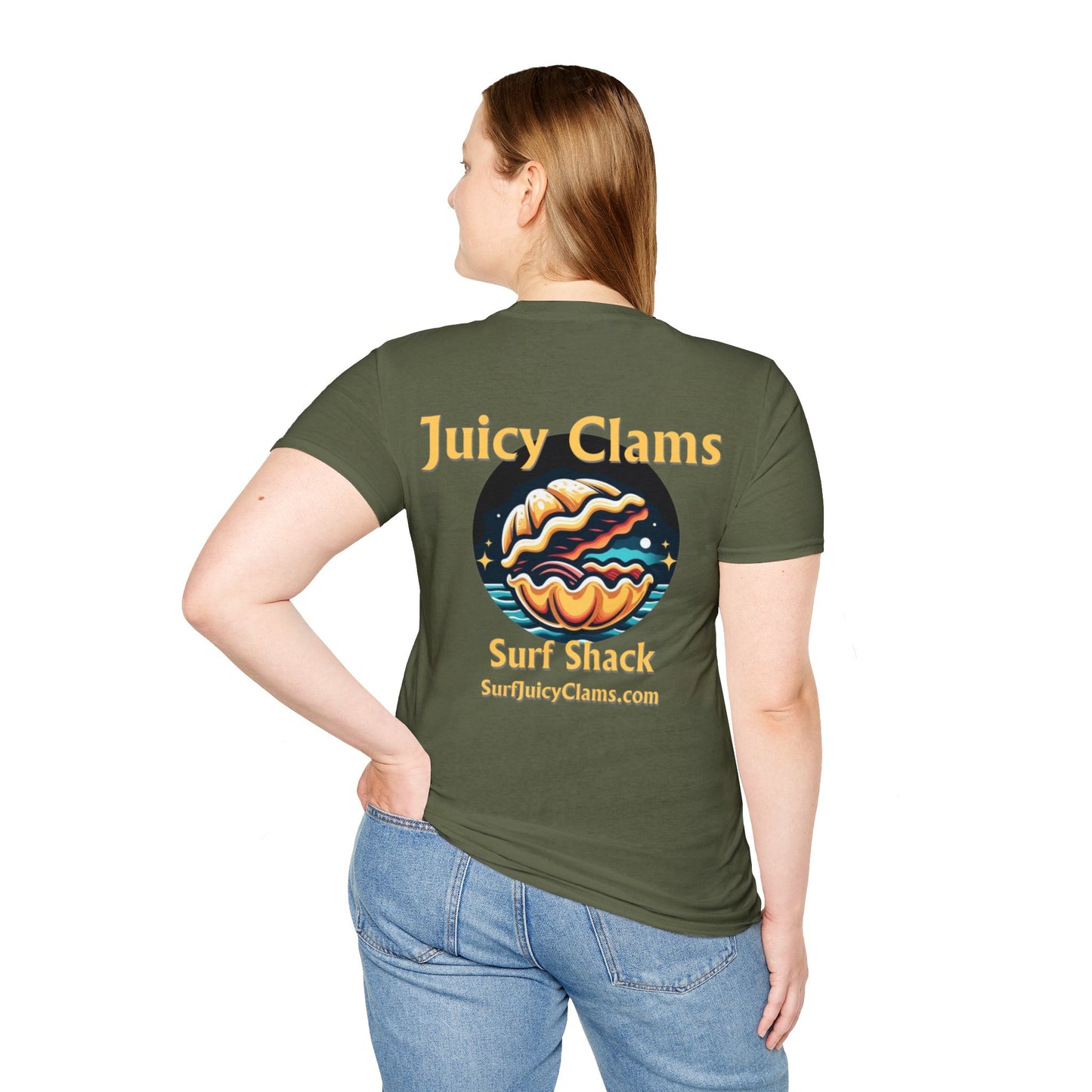 Juicy Clams Unisex Logo T-Shirt (L008)