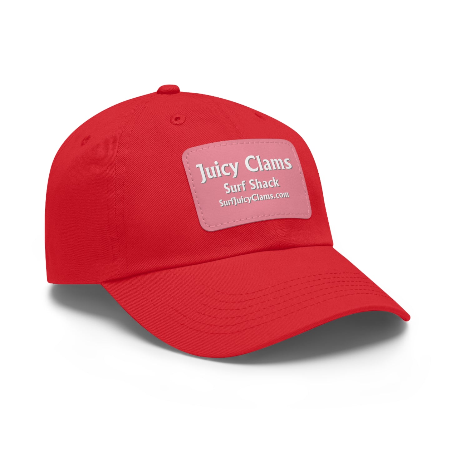 Juicy Clams Ball Cap with Pink Patch