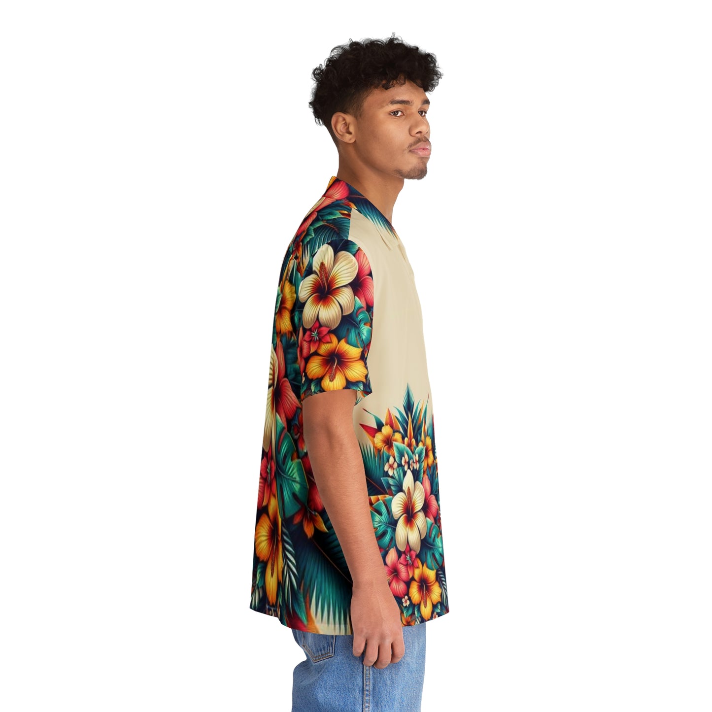 Juicy Clams Men's Hawaiian Shirt (1011)