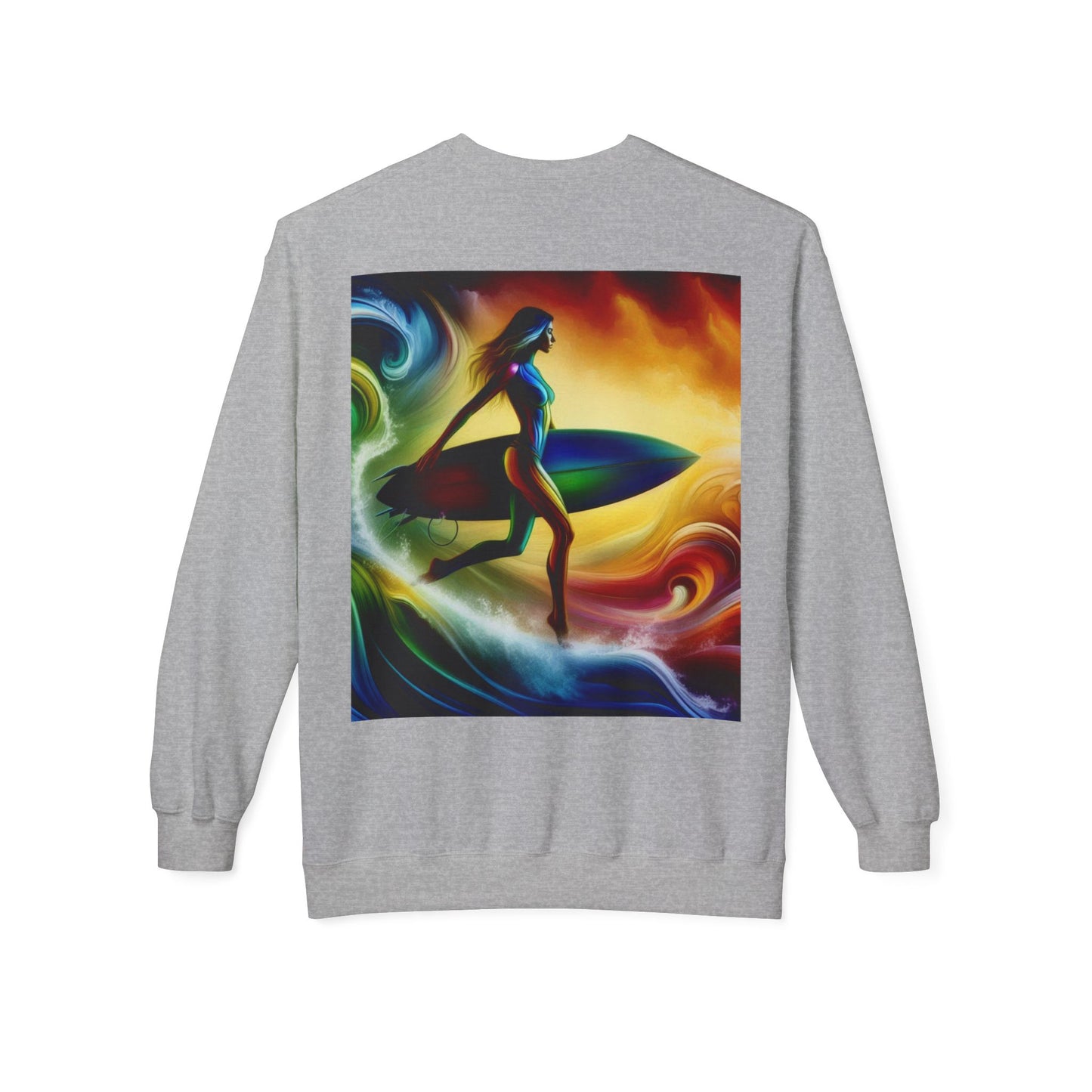 Juicy Clams Unisex Midweight Fleece Crewneck Sweatshirt (D003)