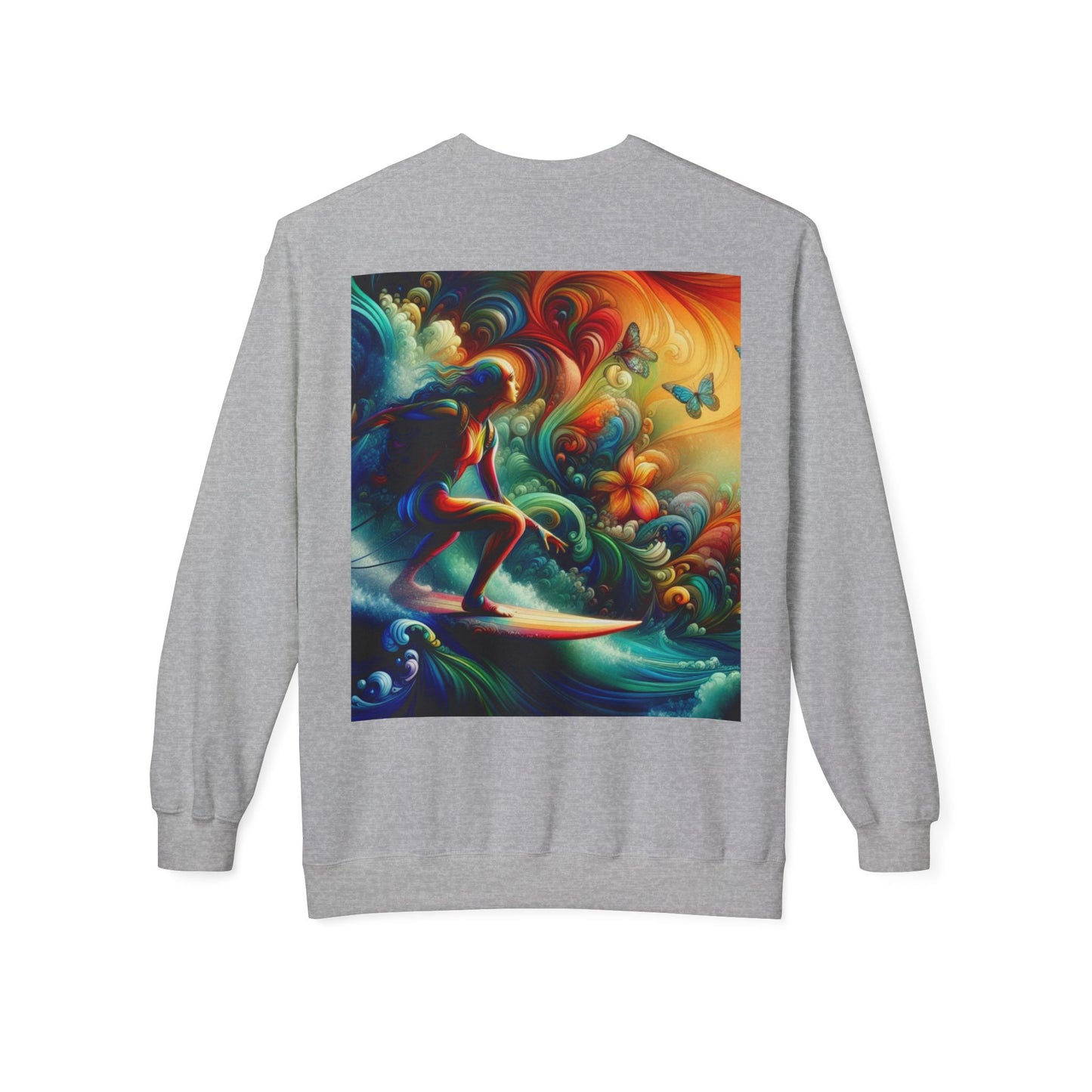 Juicy Clams Unisex Midweight Fleece Crewneck Sweatshirt (D006)