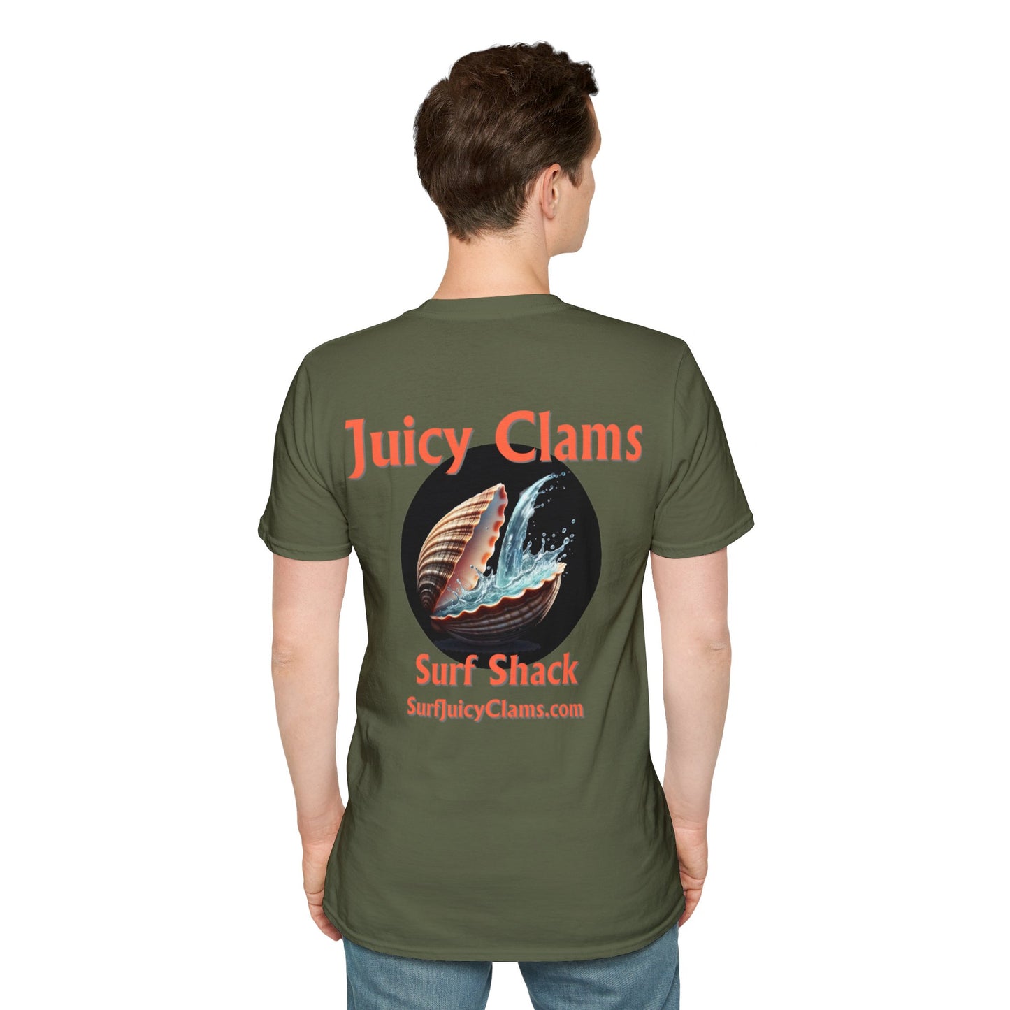 Juicy Clams Unisex Logo T-Shirt (L007)