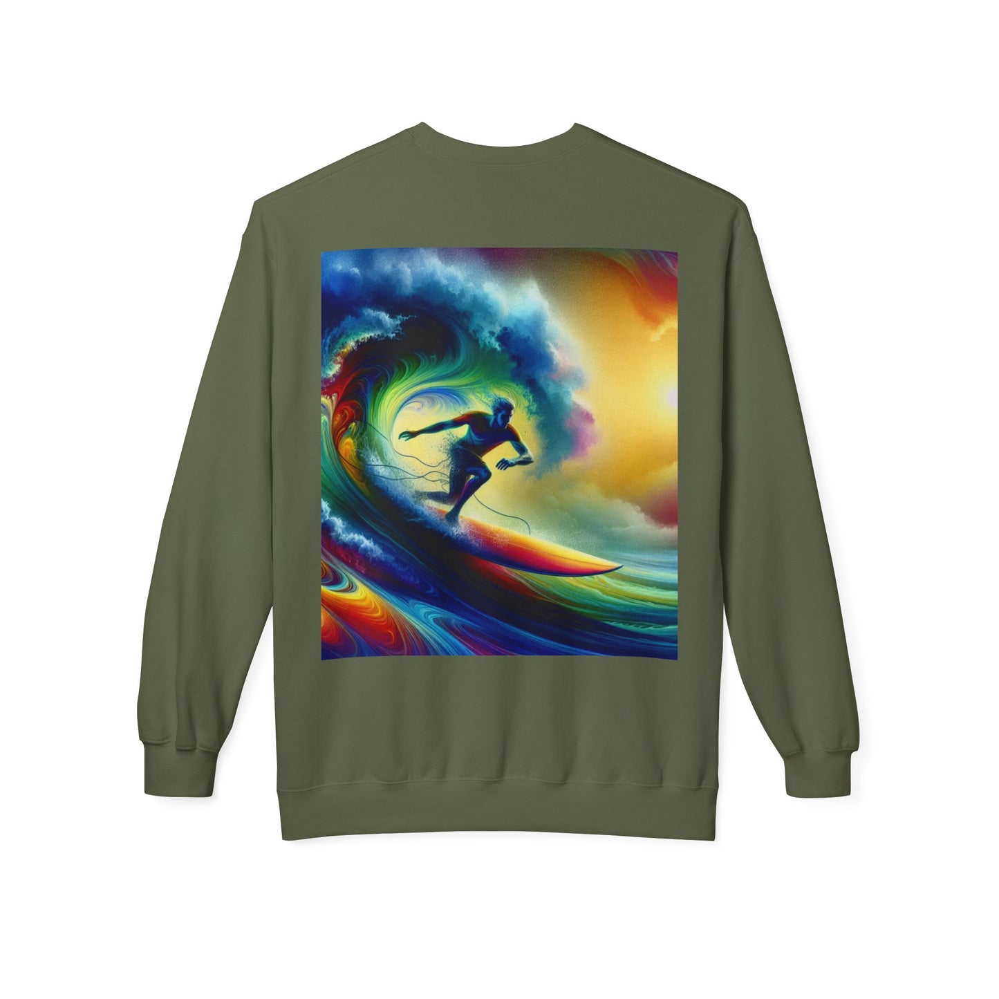 Juicy Clams Unisex Midweight Fleece Crewneck Sweatshirt (D027)