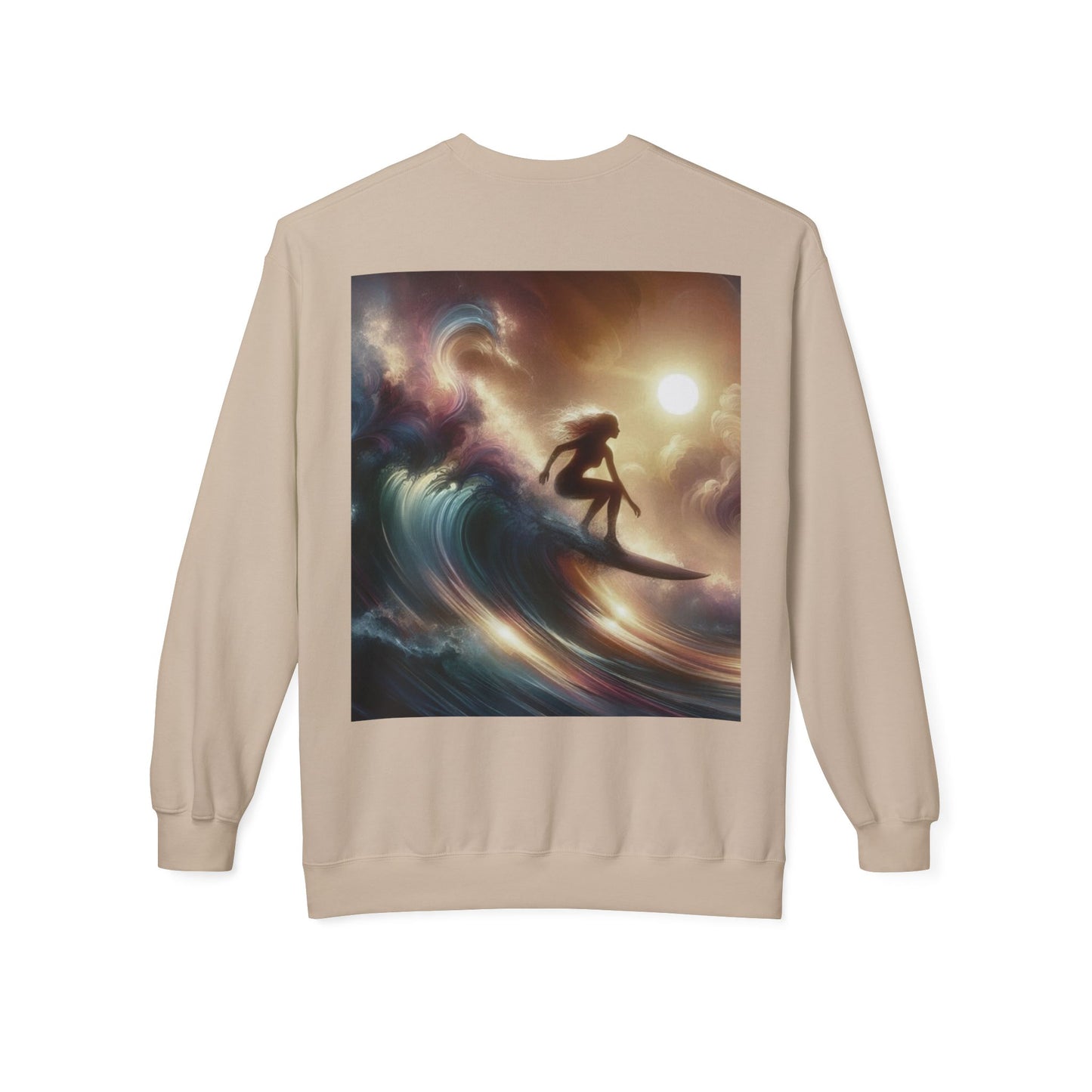 Juicy Clams Unisex Midweight Fleece Crewneck Sweatshirt (V038)