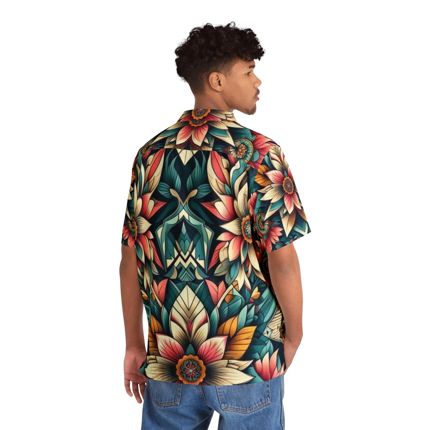 Juicy Clams Men's Hawaiian Shirt (1012)