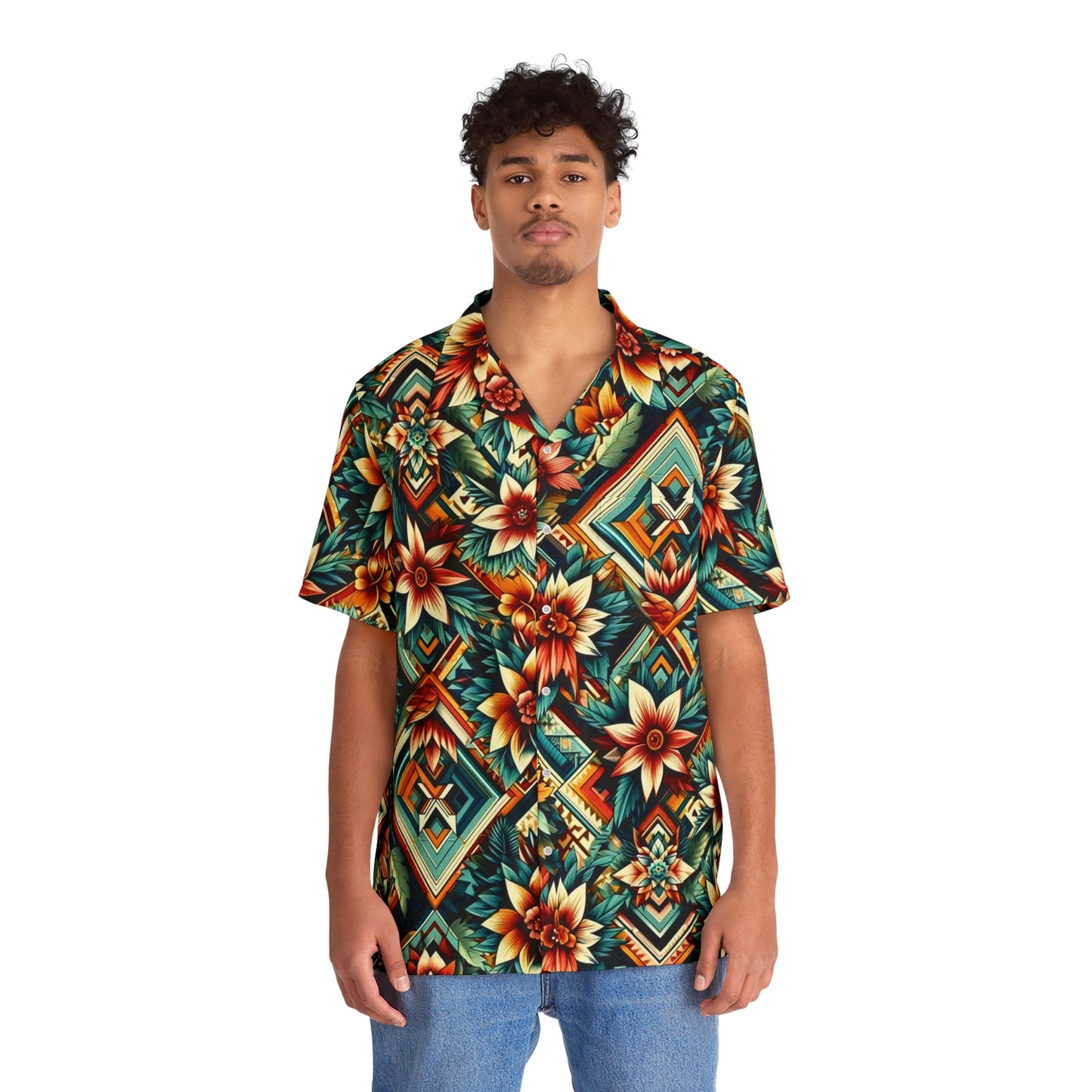 Juicy Clams Men's Hawaiian Shirt (H013)