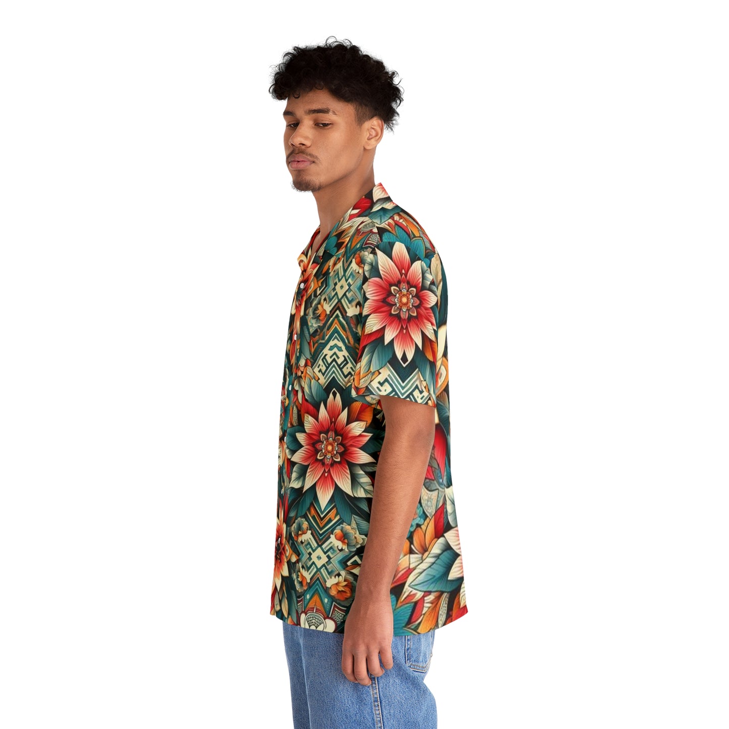 Juicy Clams Men's Hawaiian Shirt (1024)