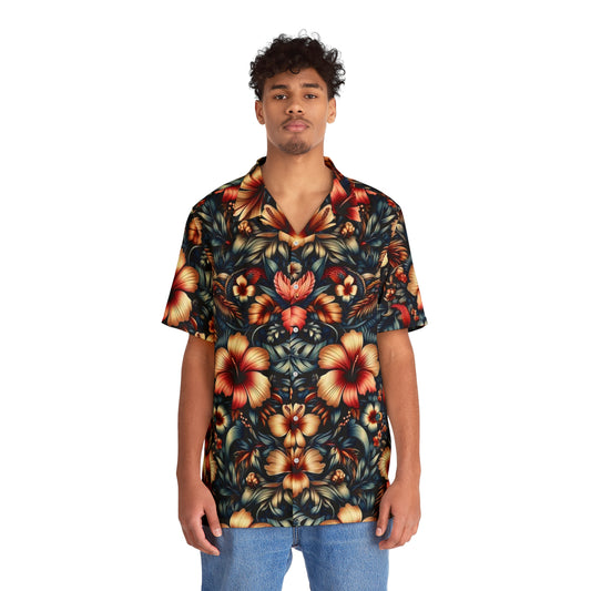 Juicy Clams Men's Hawaiian Shirt (1095)