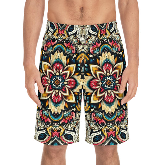 Juicy Clams Men's Board Shorts (H063)