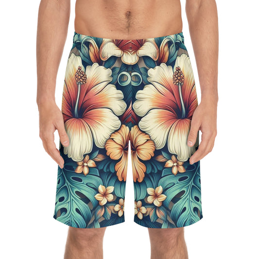 Juicy Clams Men's Board Shorts (1090)