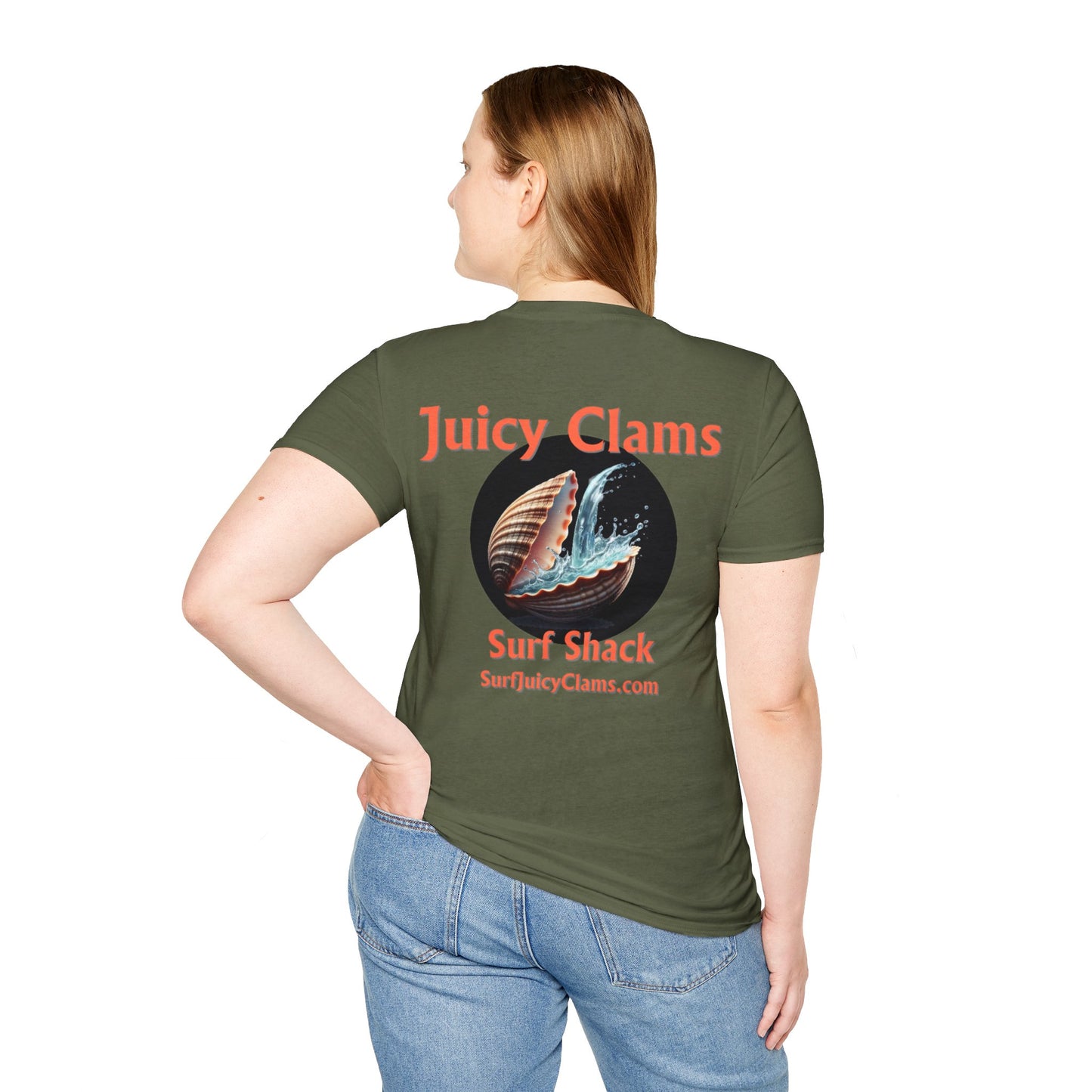 Juicy Clams Unisex Logo T-Shirt (L007)