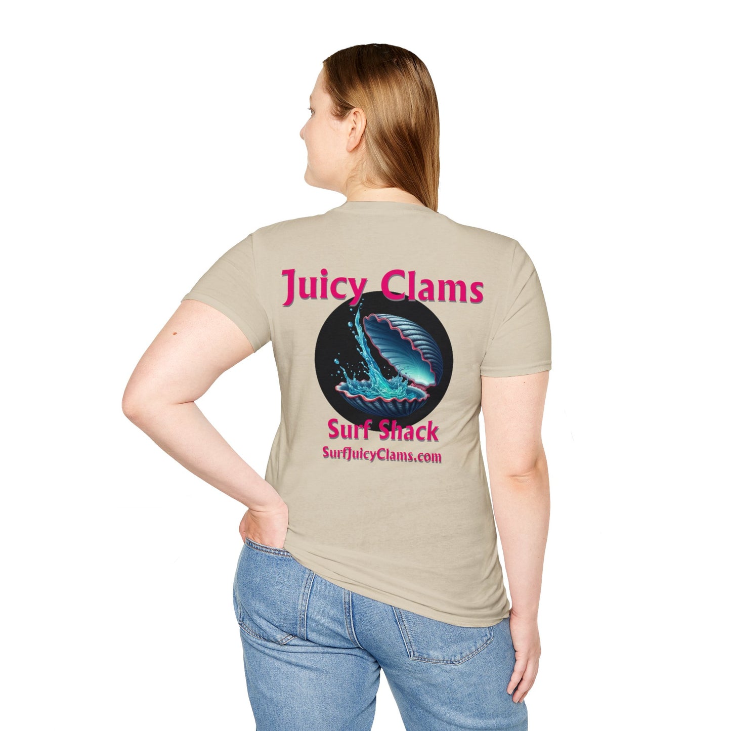 Juicy Clams Unisex Logo T-Shirt (L010)