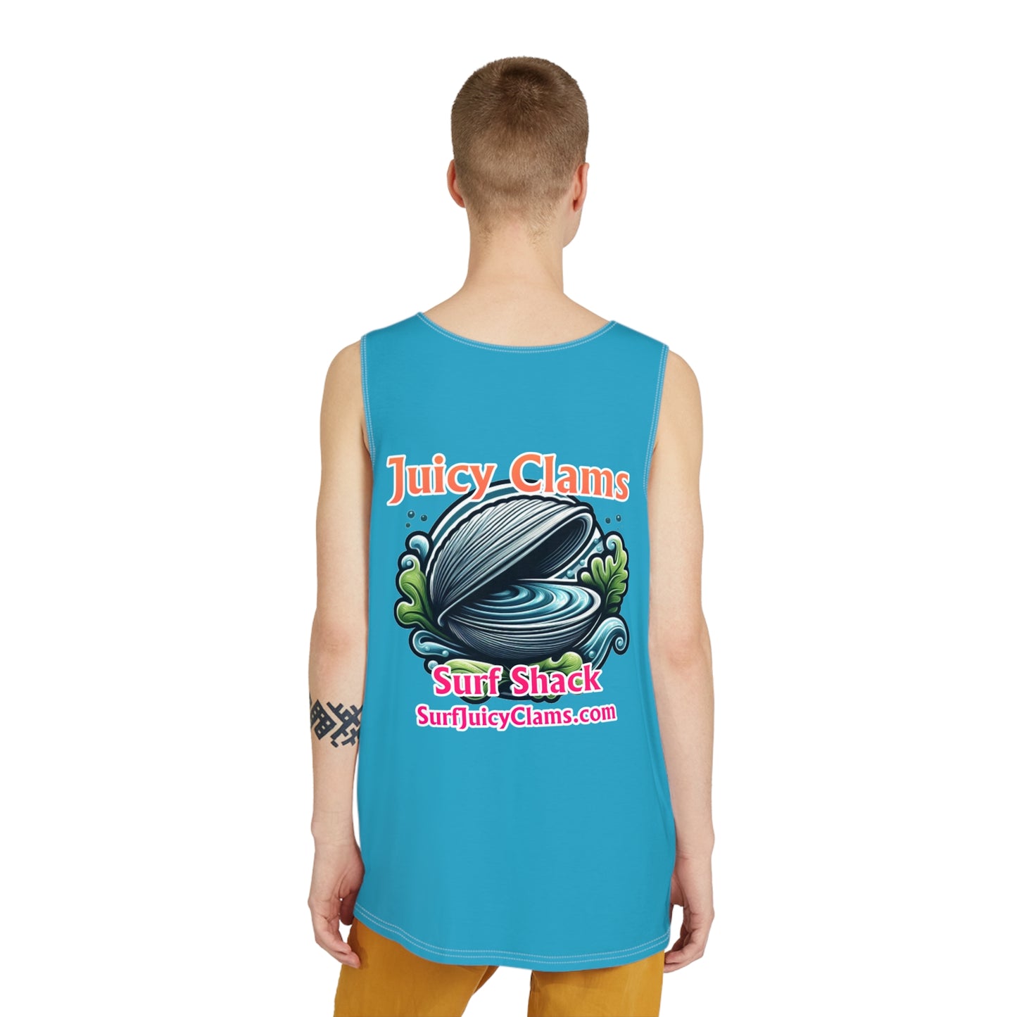 Juicy Clams Men's Logo Tank (A013)
