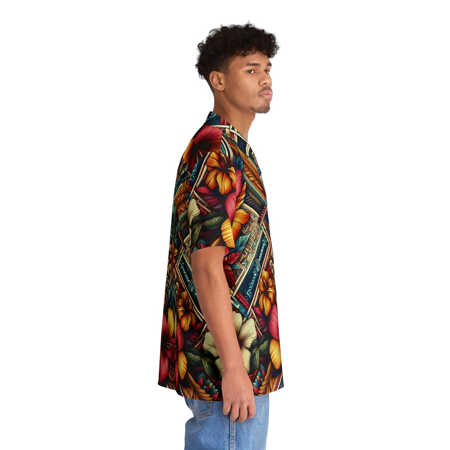 Juicy Clams Men's Hawaiian Shirt (H154)