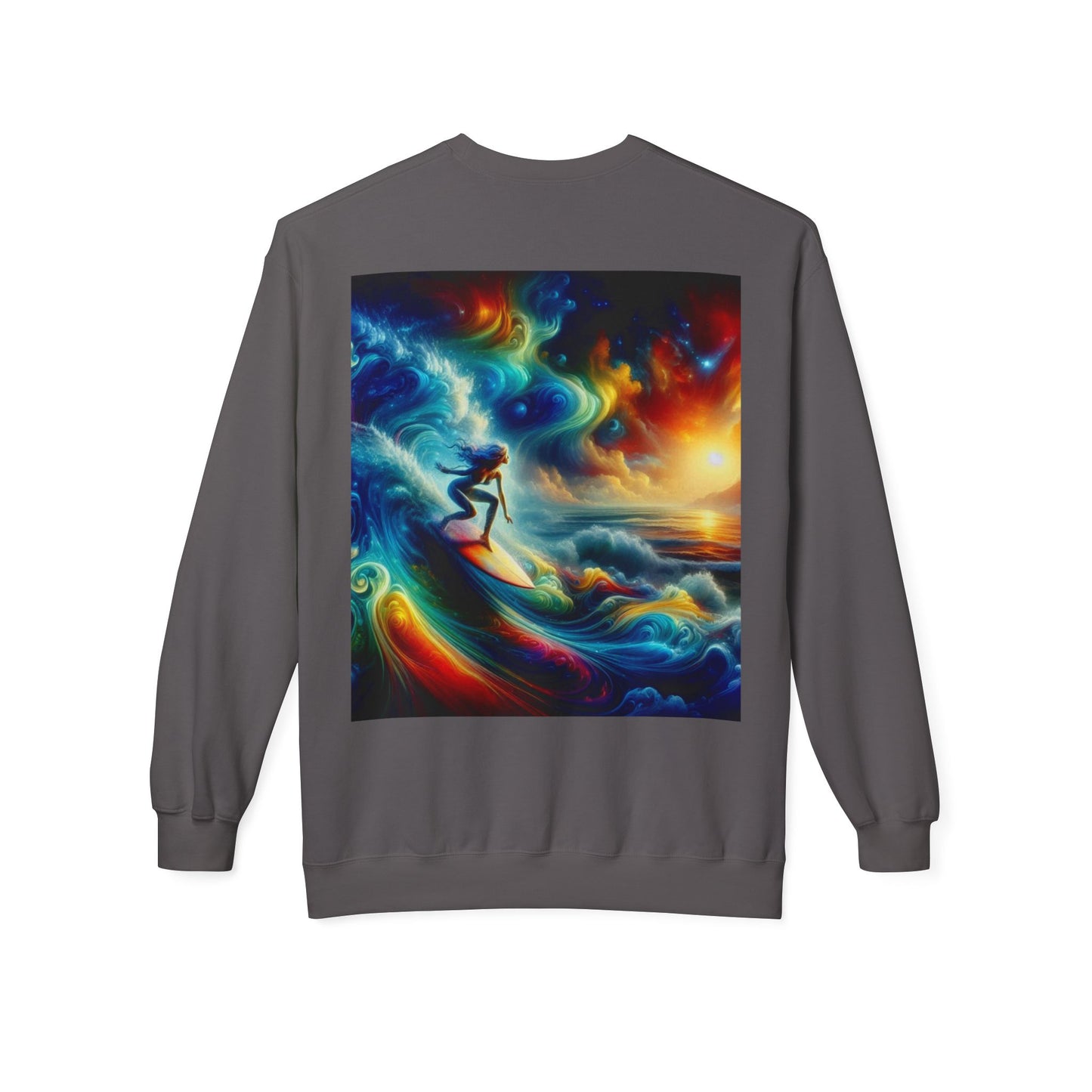 Juicy Clams Unisex Midweight Fleece Crewneck Sweatshirt (D035)