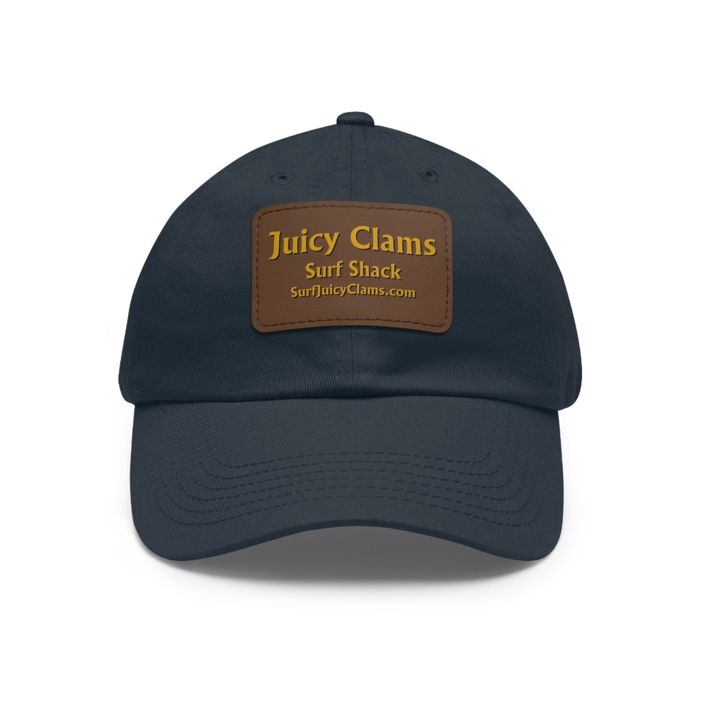 Juicy Clams Ball Cap with Light Brown Patch