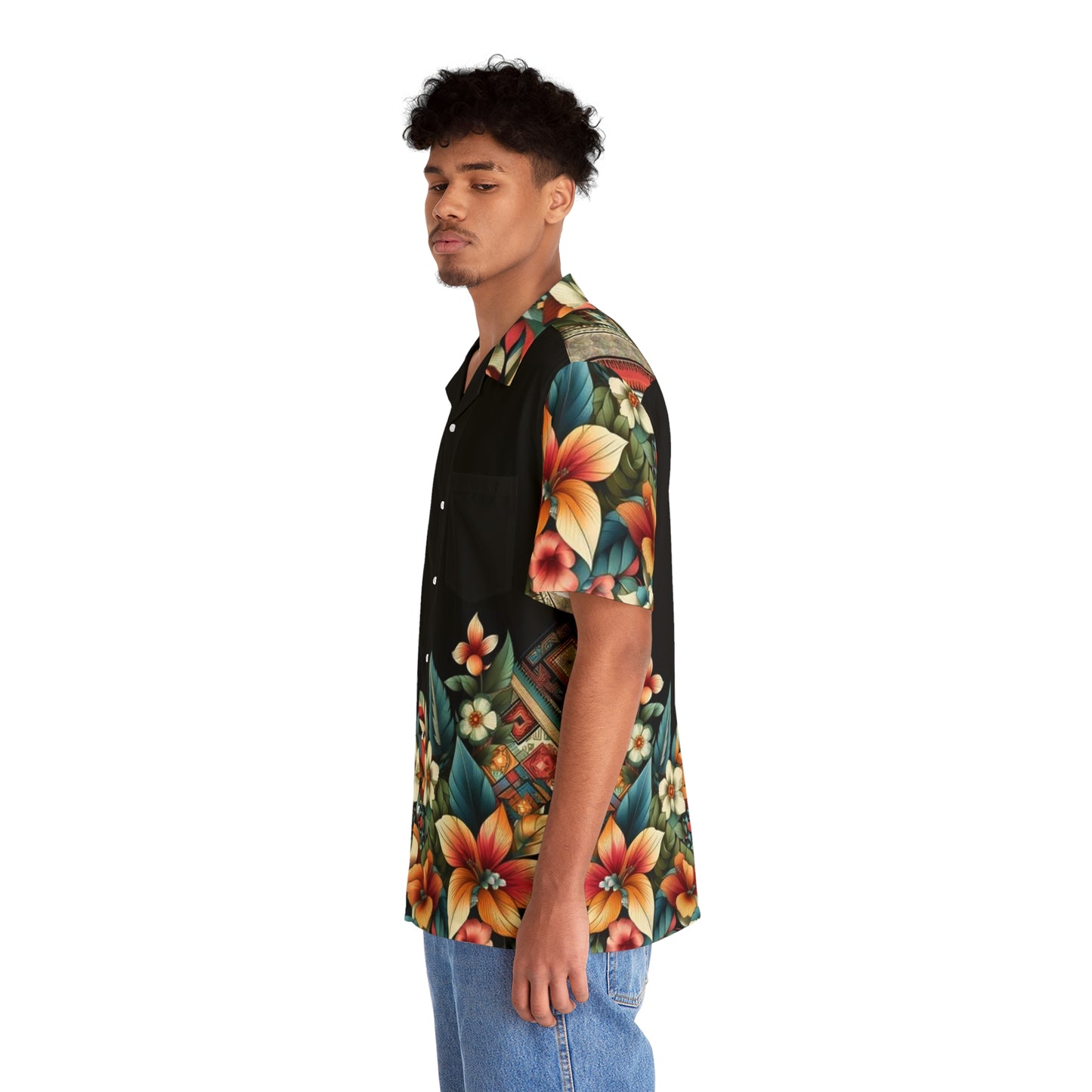 Juicy Clams Men's Hawaiian Shirt (H158)