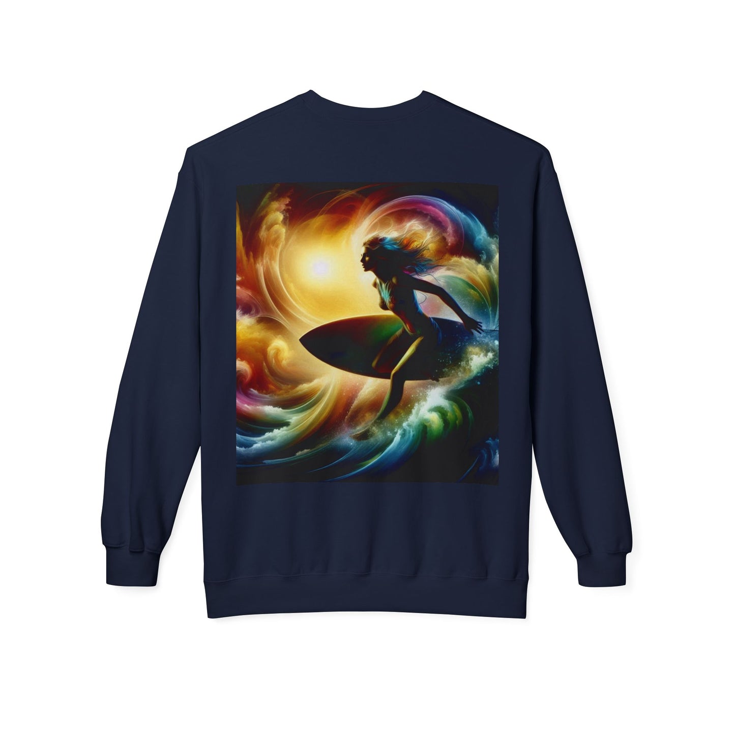 Juicy Clams Unisex Midweight Fleece Crewneck Sweatshirt (D008)