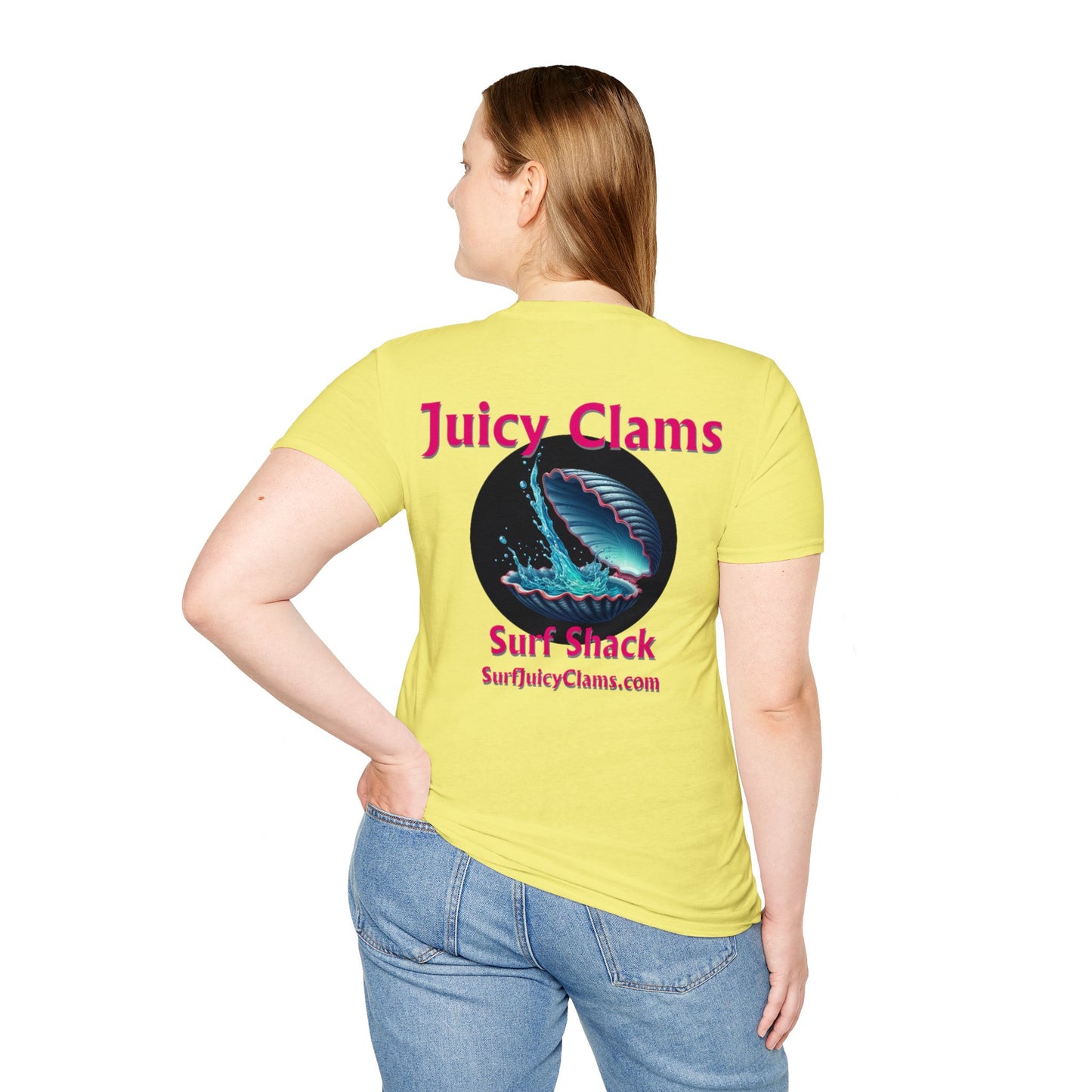 Juicy Clams Unisex Logo T-Shirt (L010)