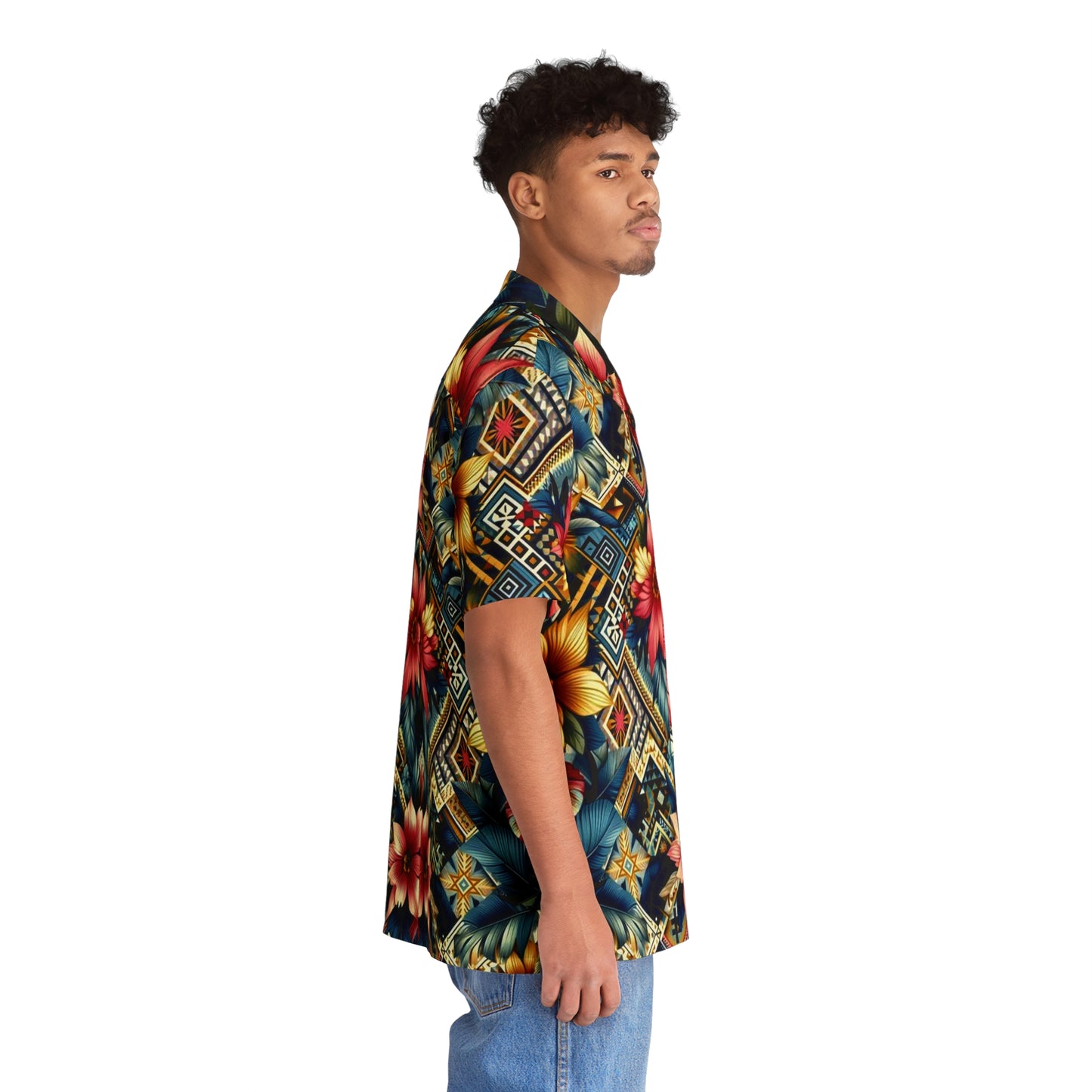 Juicy Clams Men's Hawaiian Shirt (H075)