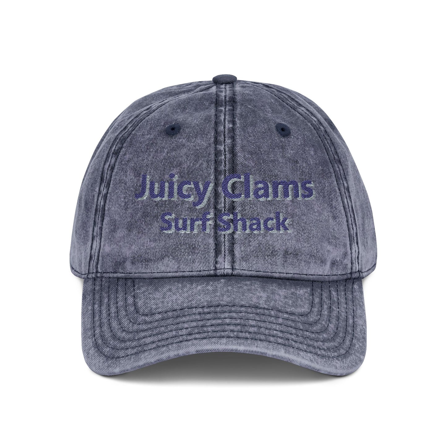 Juicy Clams Embroidered Vintage Cap (E002)