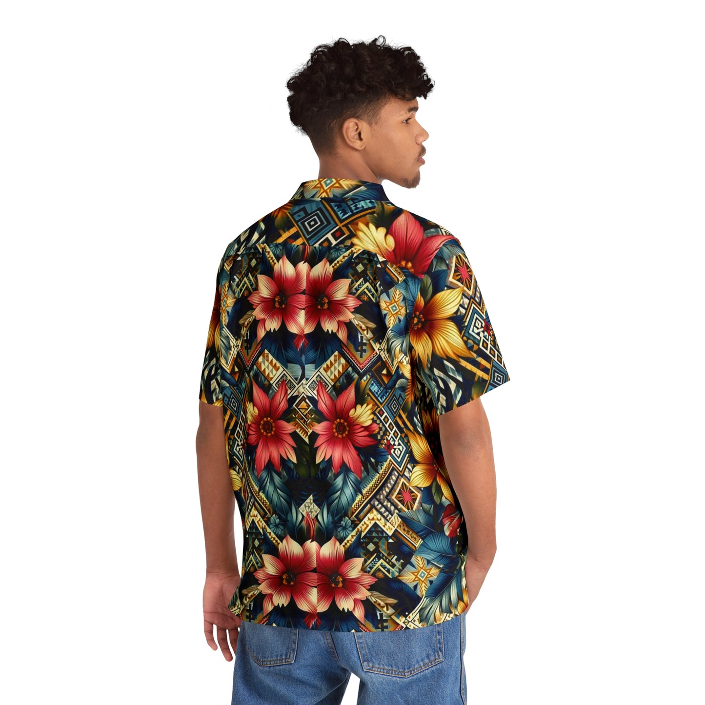 Juicy Clams Men's Hawaiian Shirt (H075)