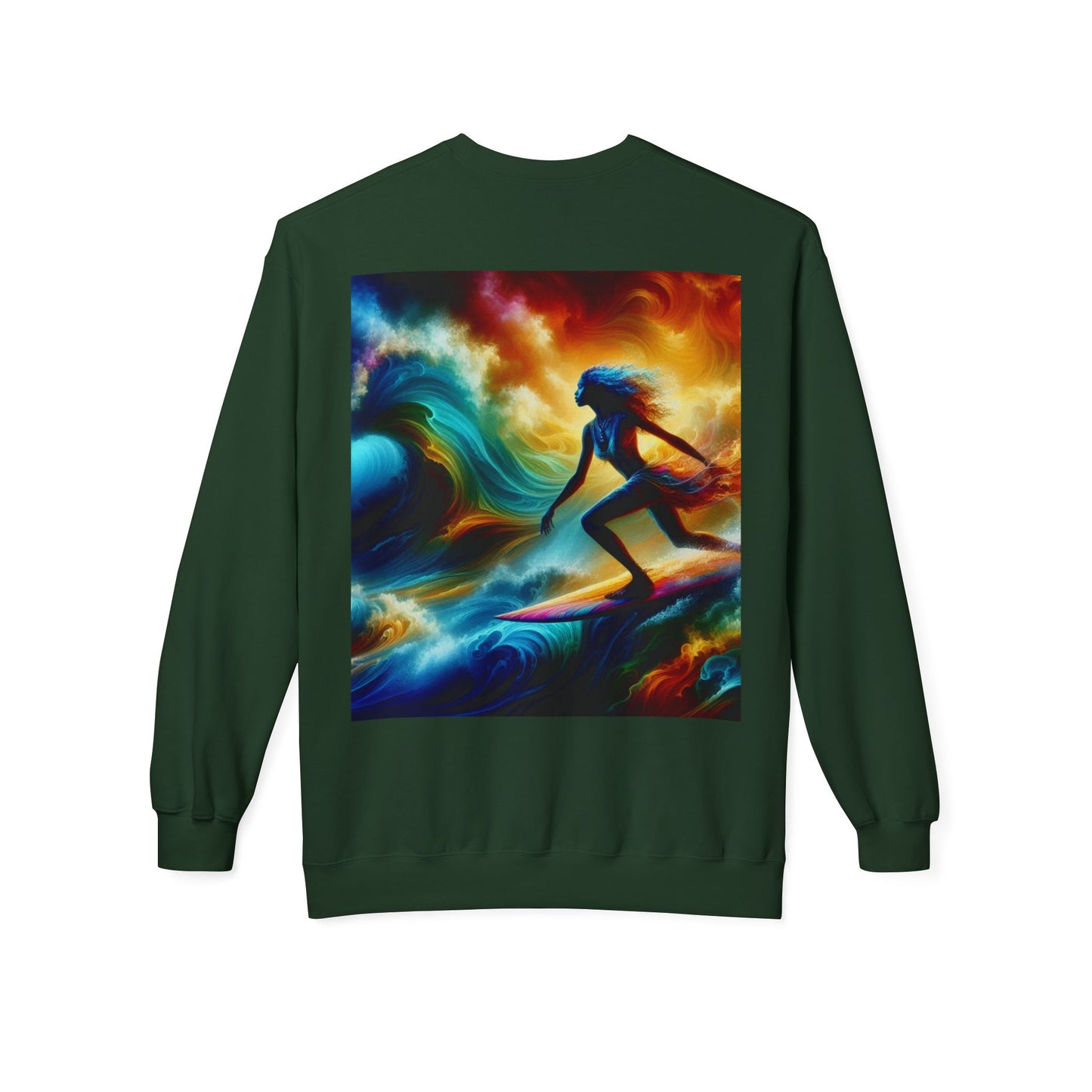 Juicy Clams Unisex Midweight Fleece Crewneck Sweatshirt (D018)