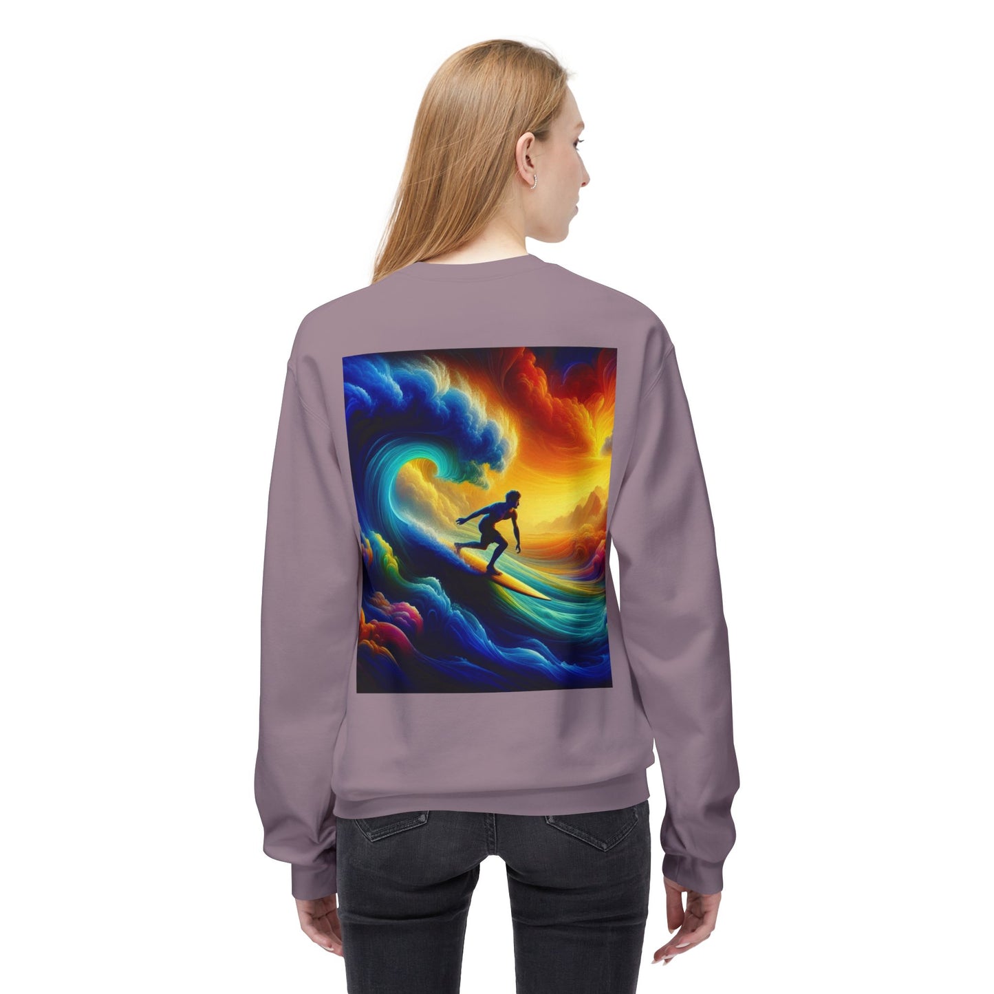 Juicy Clams Unisex Midweight Fleece Crewneck Sweatshirt (D014)