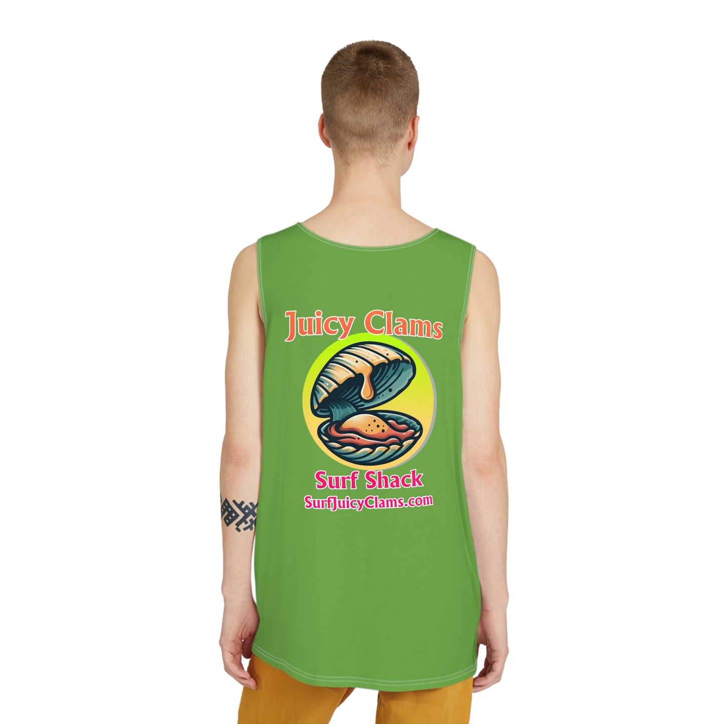 Juicy Clams Men's Logo Tank (A010)