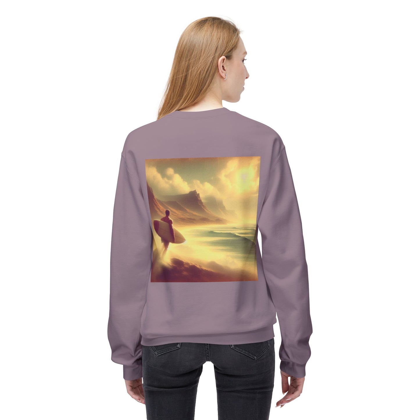 Juicy Clams Unisex Midweight Fleece Crewneck Sweatshirt (V047)