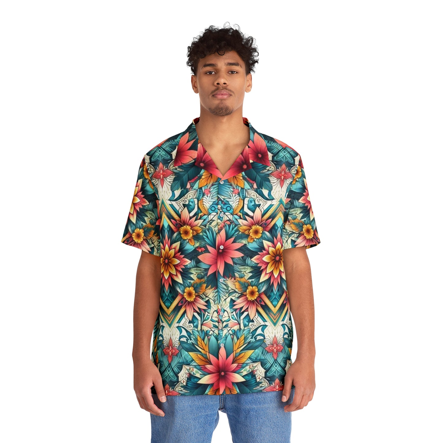 Juicy Clams Men's Hawaiian Shirt (1026)