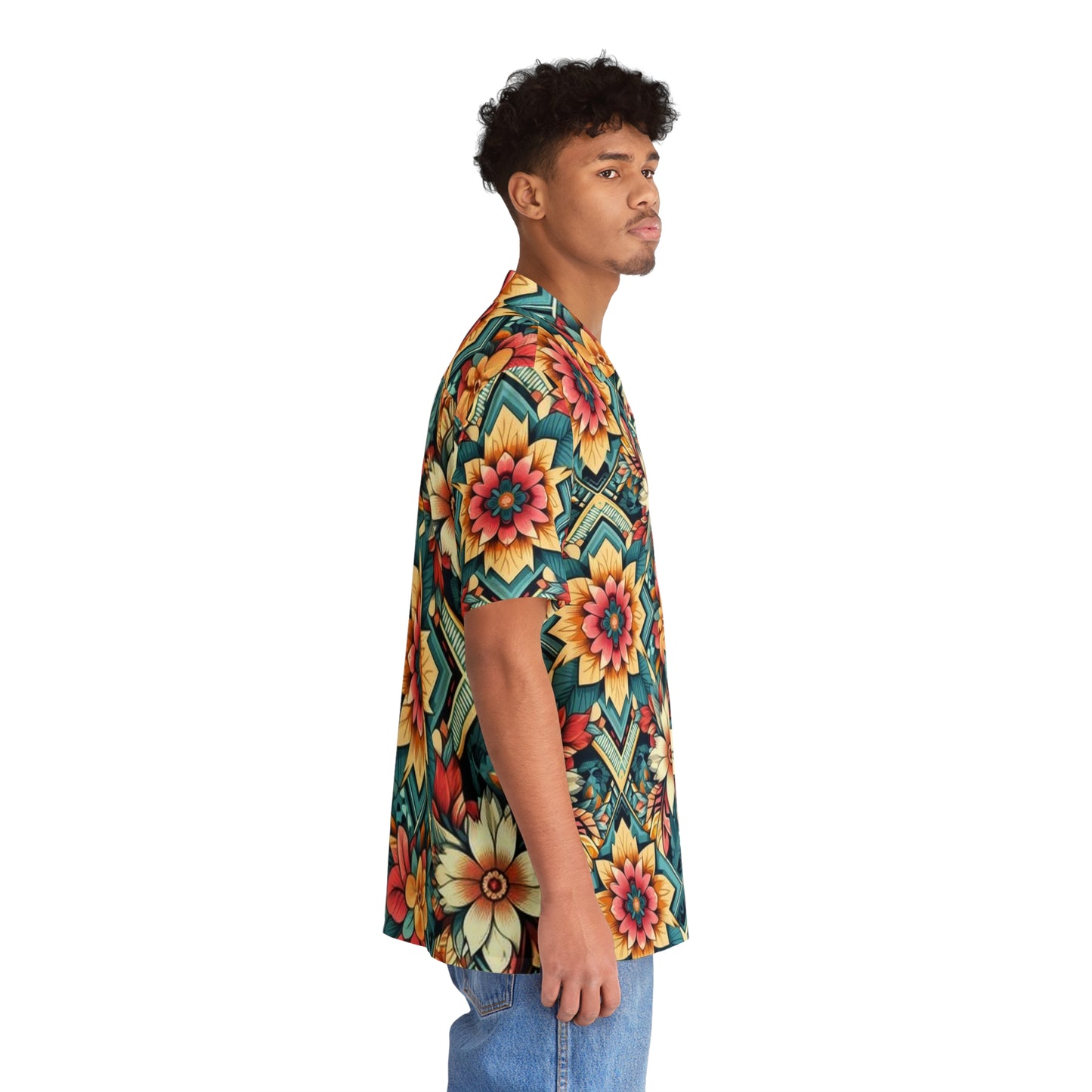 Juicy Clams Men's Hawaiian Shirt (1010)