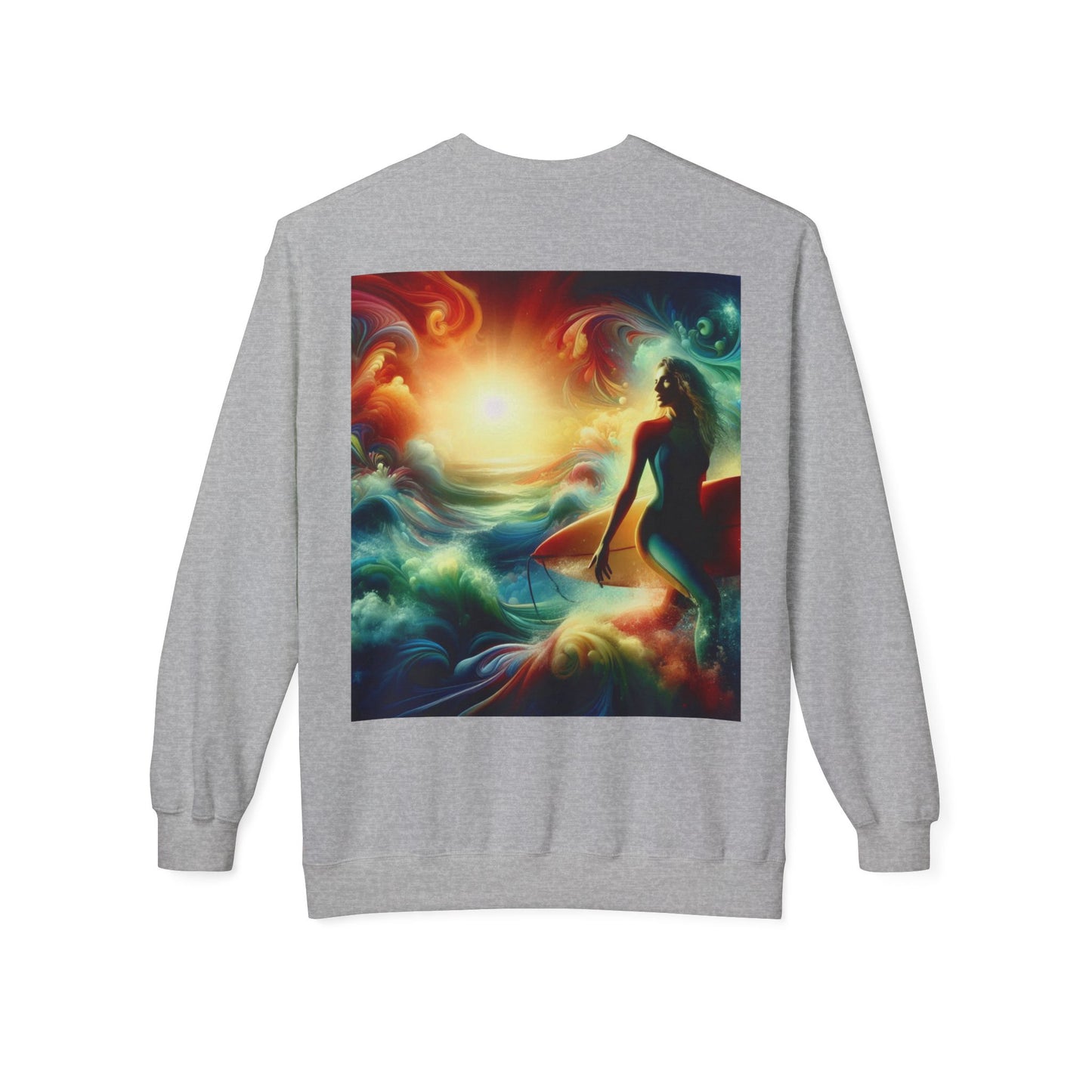 Juicy Clams Unisex Midweight Fleece Crewneck Sweatshirt (D004)