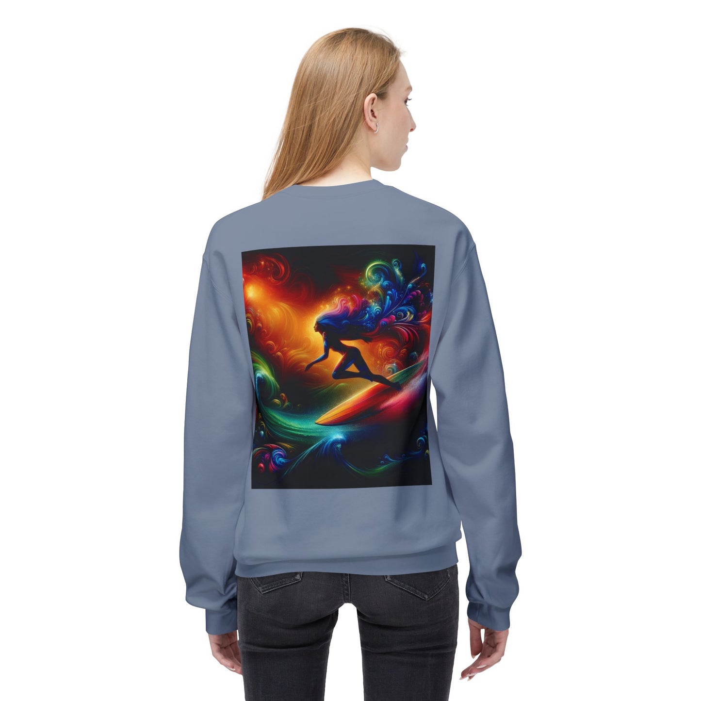 Juicy Clams Unisex Midweight Fleece Crewneck Sweatshirt (D011)