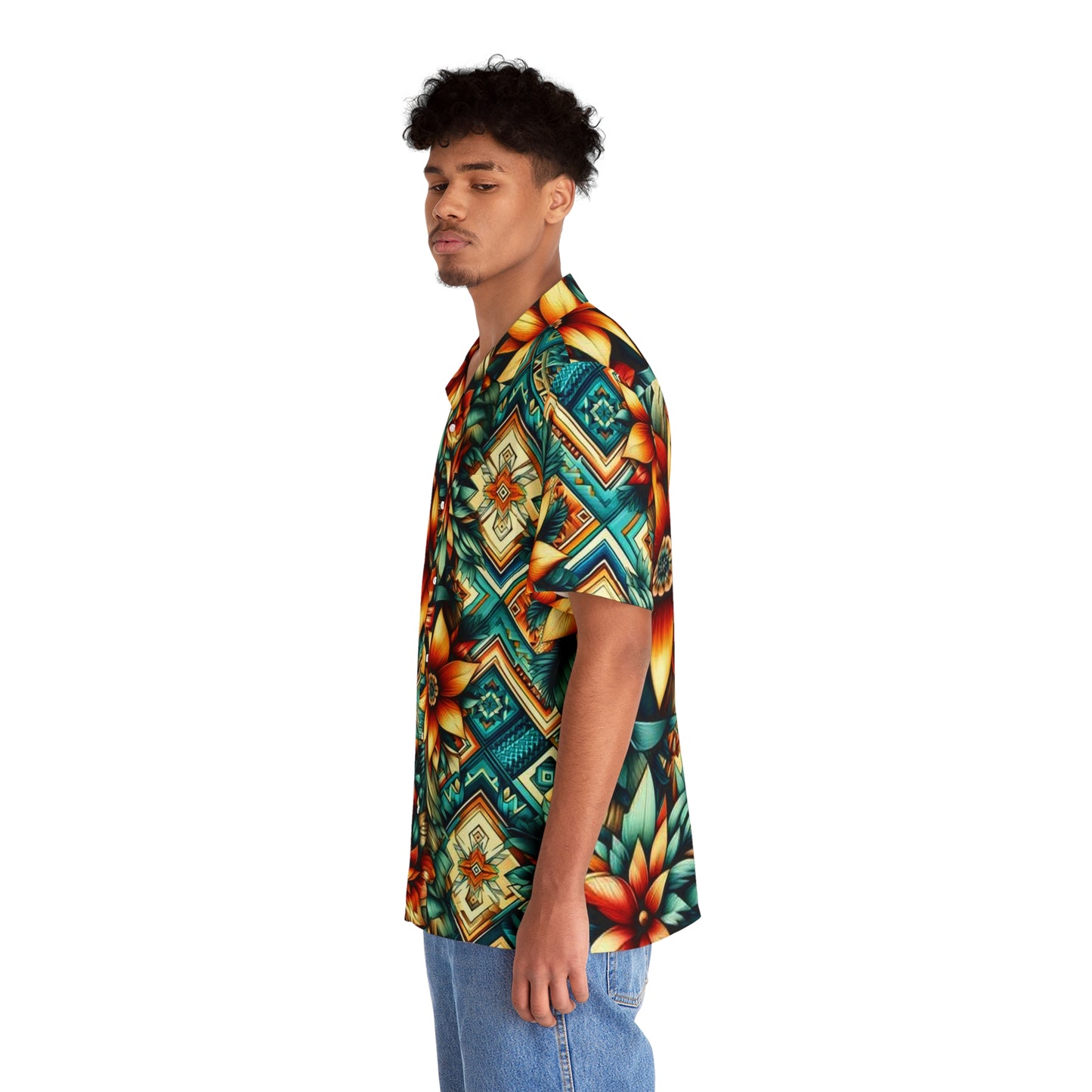 Juicy Clams Men's Hawaiian Shirt (1027)