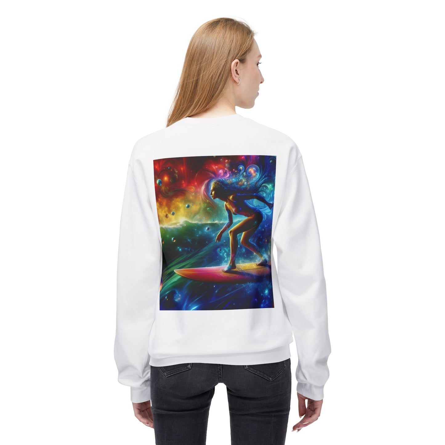 Juicy Clams Unisex Midweight Fleece Crewneck Sweatshirt (D007)