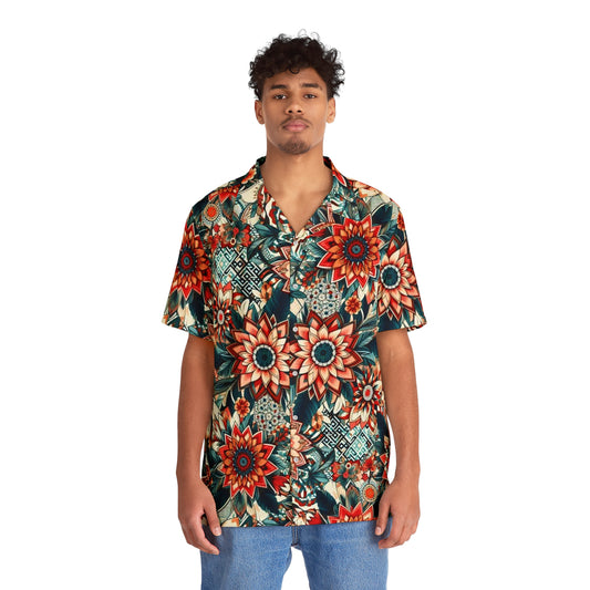 Juicy Clams Men's Hawaiian Shirt (1046)