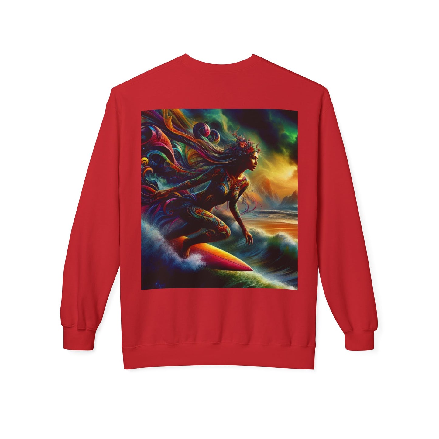 Juicy Clams Unisex Midweight Fleece Crewneck Sweatshirt (D009)