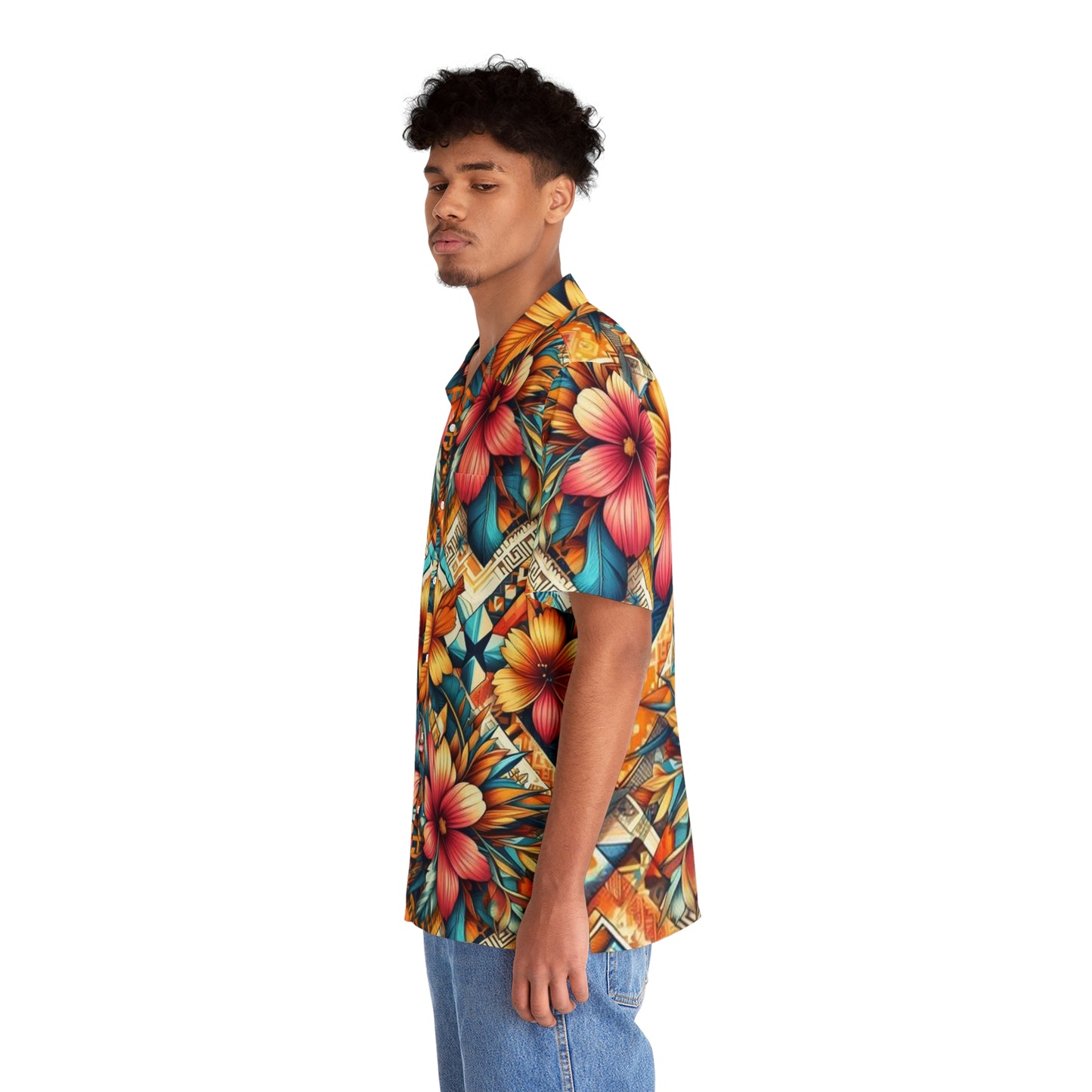 Juicy Clams Men's Hawaiian Shirt (1162)