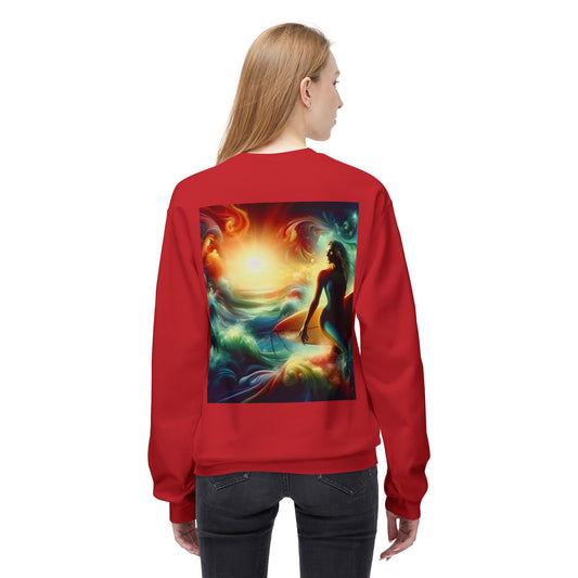 Juicy Clams Unisex Midweight Fleece Crewneck Sweatshirt (D004)