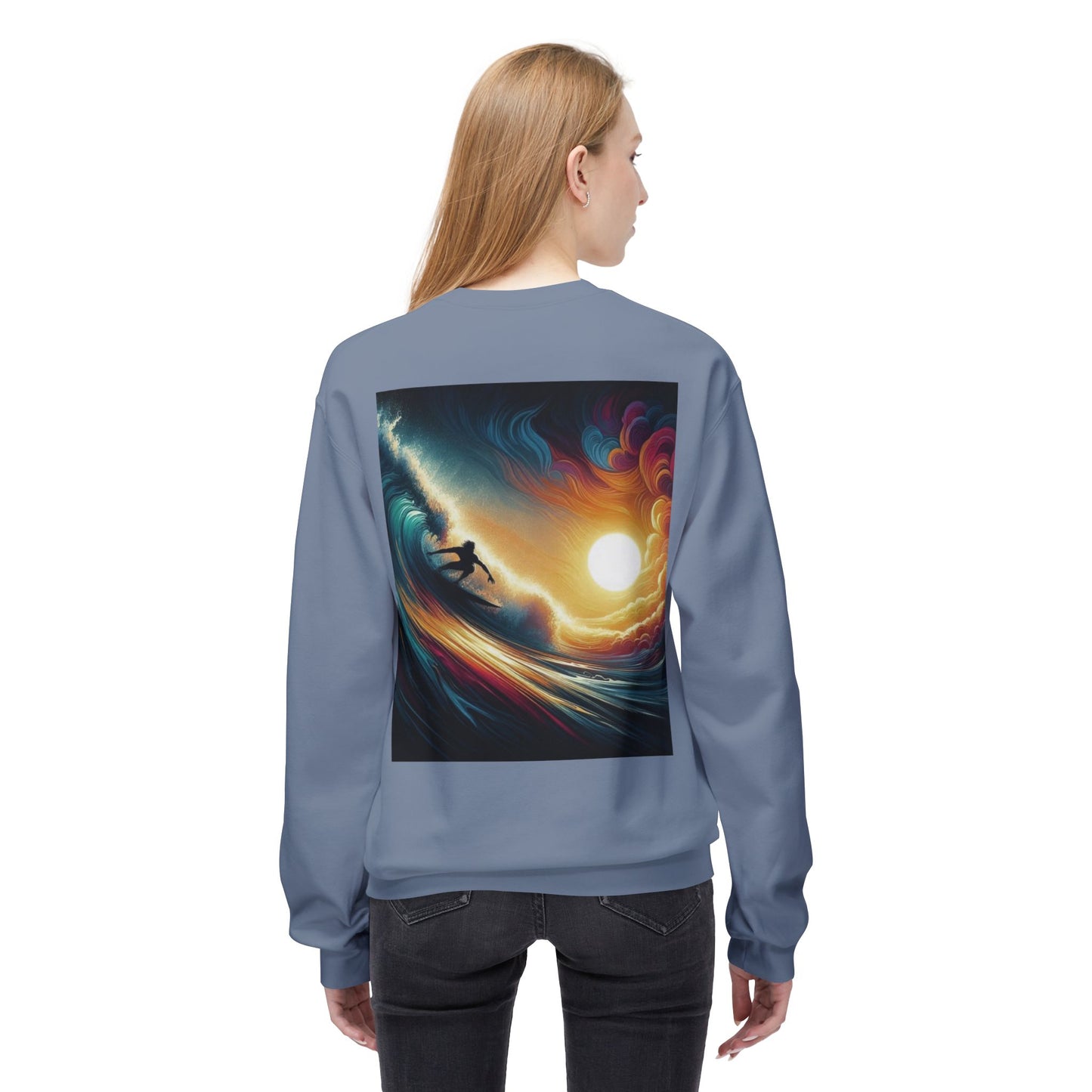 Juicy Clams Unisex Midweight Fleece Crewneck Sweatshirt (V037)