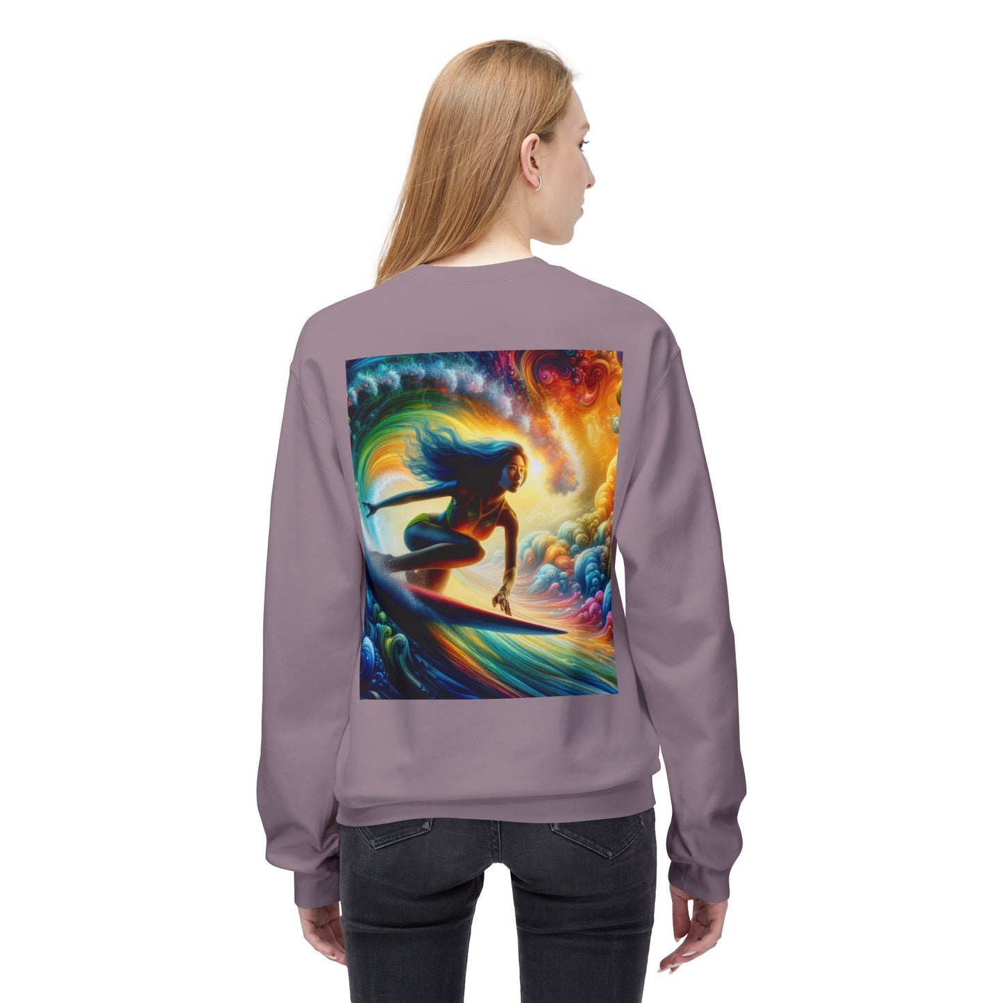 Juicy Clams Unisex Midweight Fleece Crewneck Sweatshirt (D021)