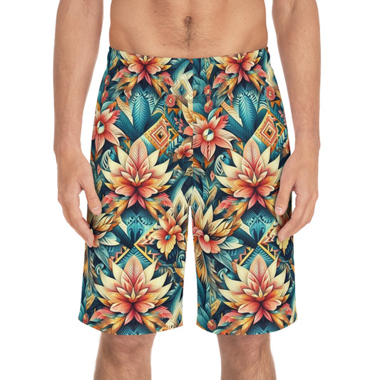 Juicy Clams Men's Board Shorts (1009)