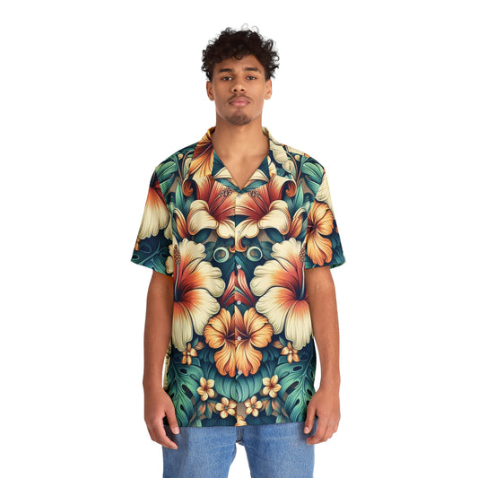 Juicy Clams Men's Hawaiian Shirt (1090)