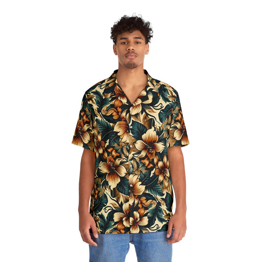 Juicy Clams Men's Hawaiian Shirt (H100)
