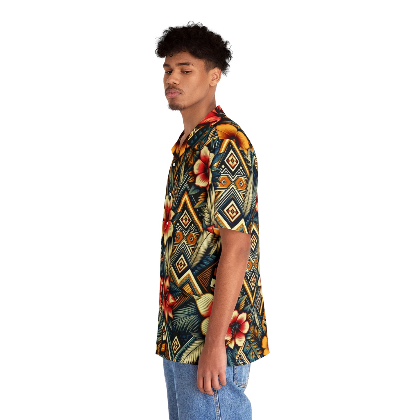 Juicy Clams Men's Hawaiian Shirt (H014)